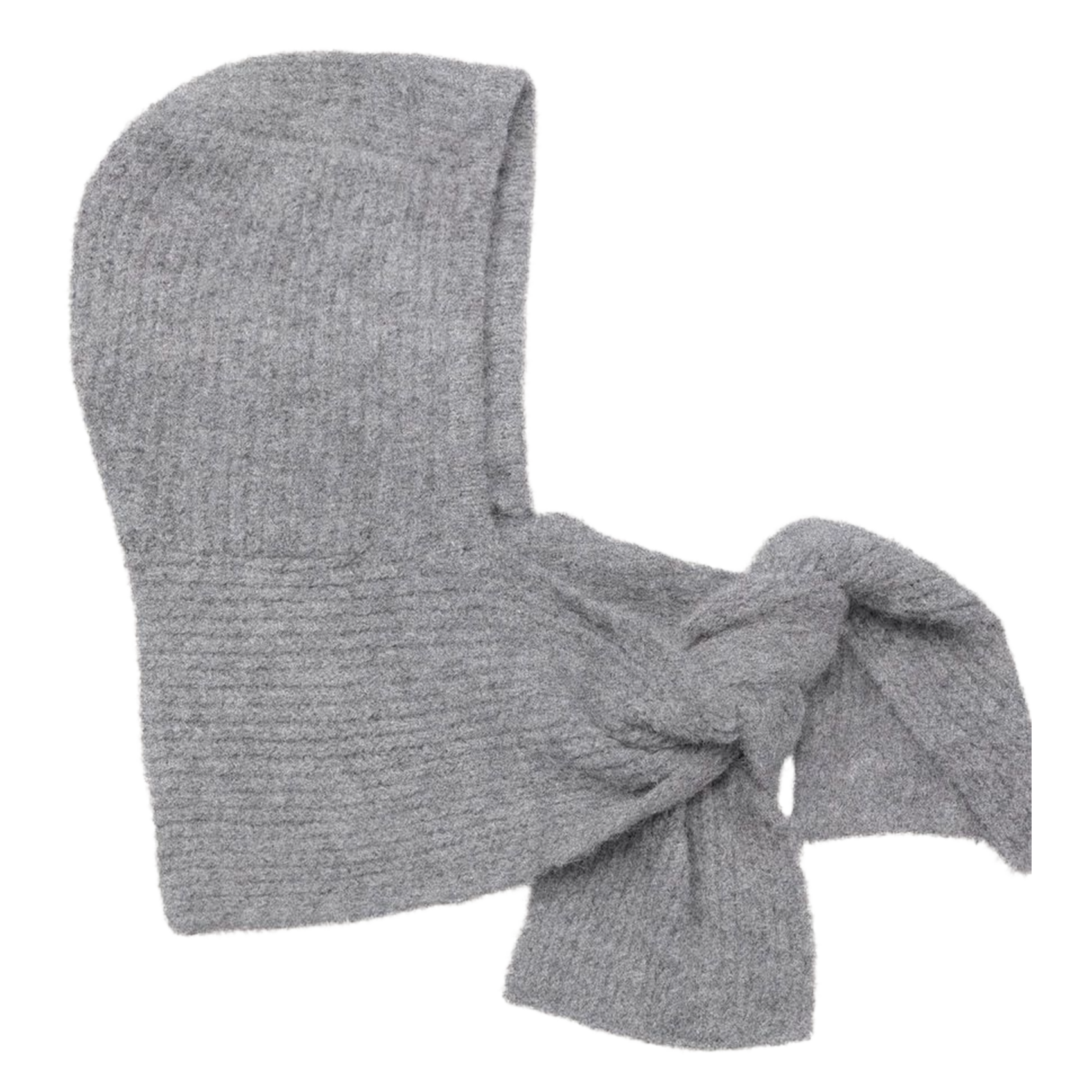 Cagoule en maille OBJECT Gris