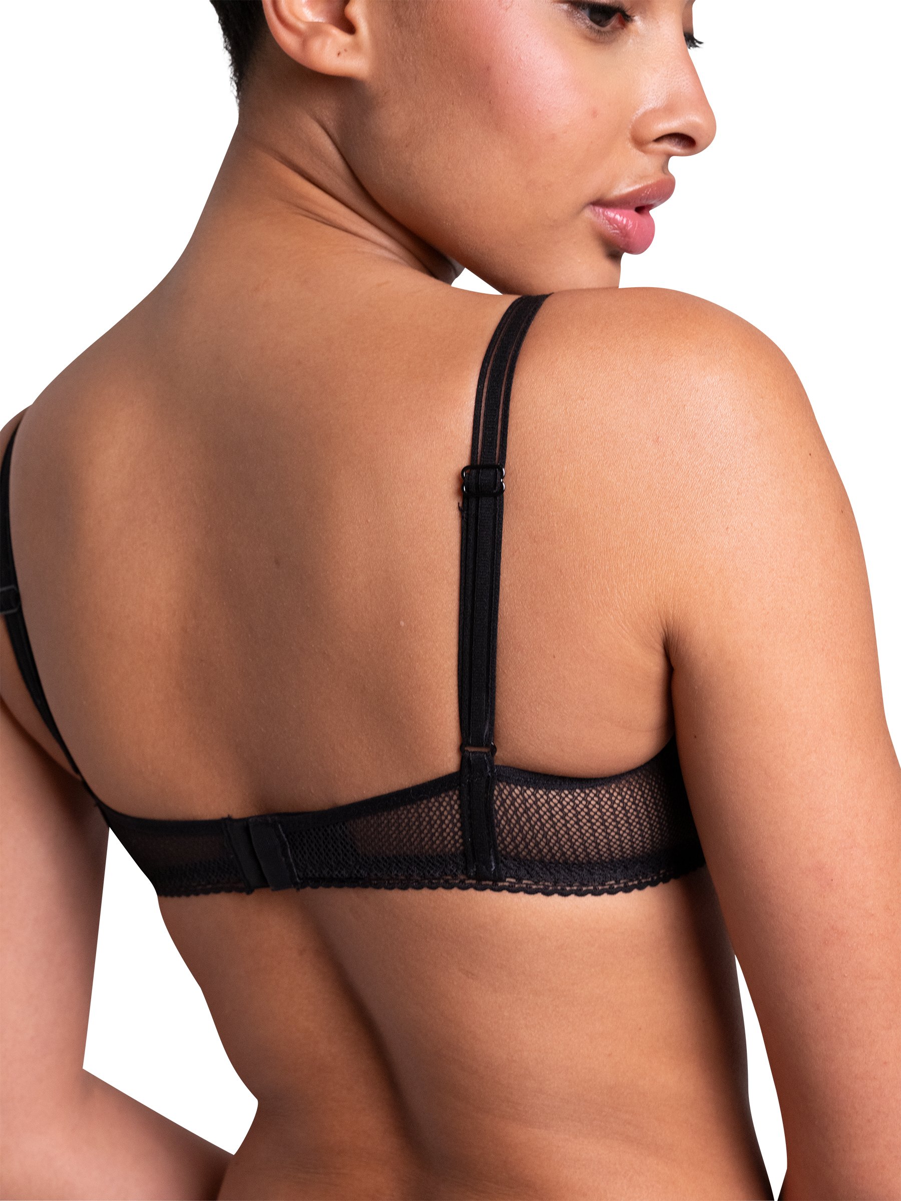 A Fleur De Toi demi-cup bra PASSIONATA Black