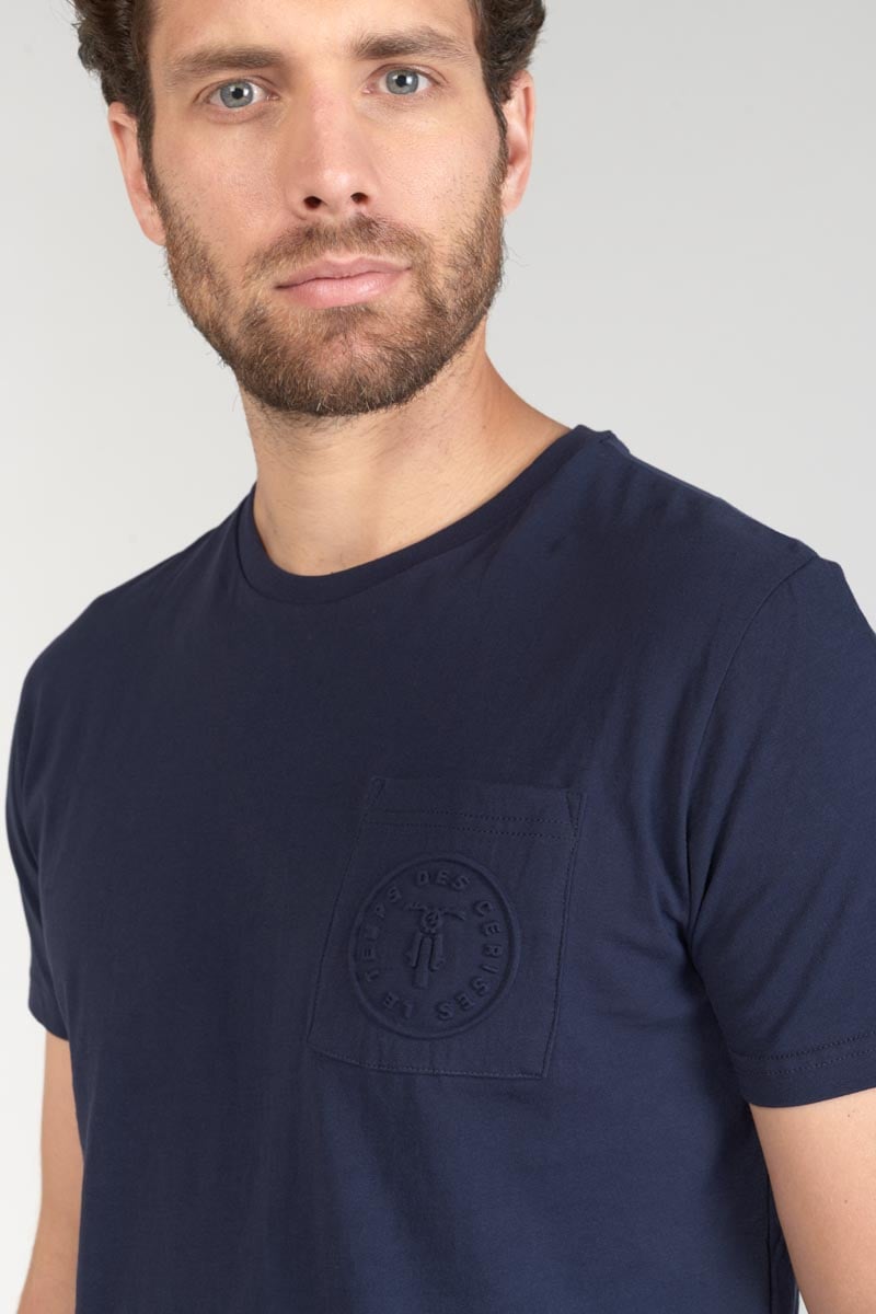 Tommy Badge T-shirt LE TEMPS DES CERISES Blue