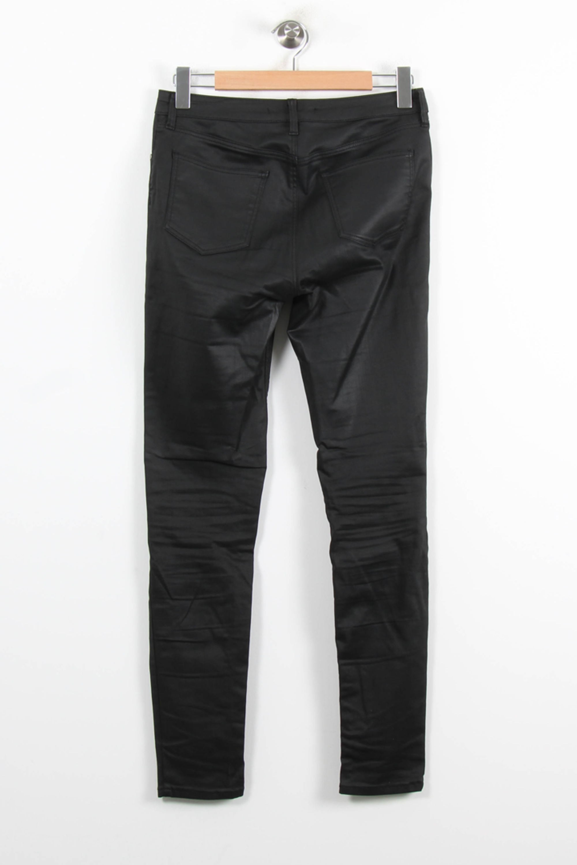 Cropped slim jeans with studs COMPTOIR DES COTONNIERS - Seconde main Black