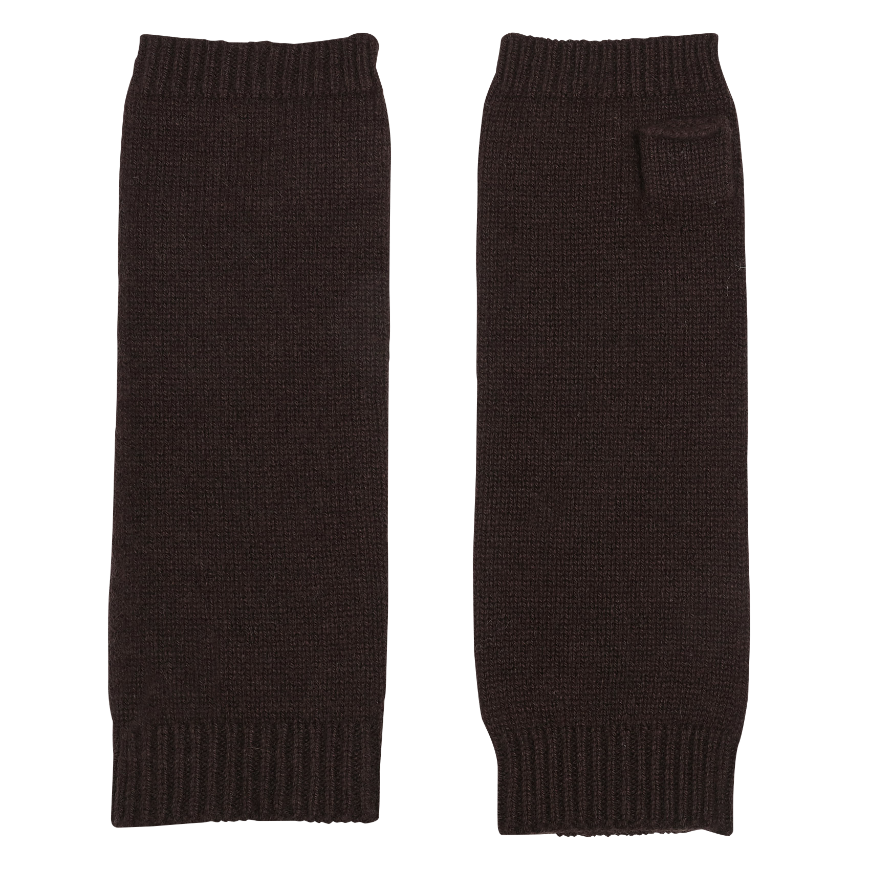 Mitaines en cachemire SUD EXPRESS Marron