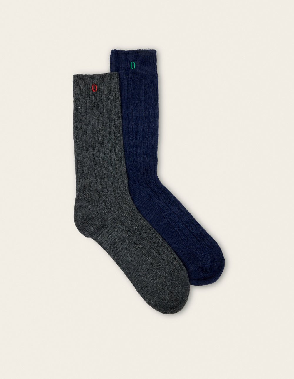 Pack of 2 socks ODAJE EX. M.MOUSTACHE Blue