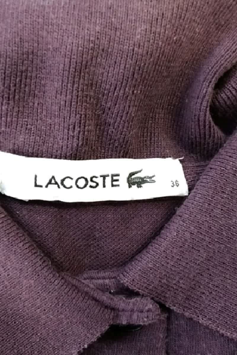 Polo shirt LACOSTE - SECONDE MAIN Purple