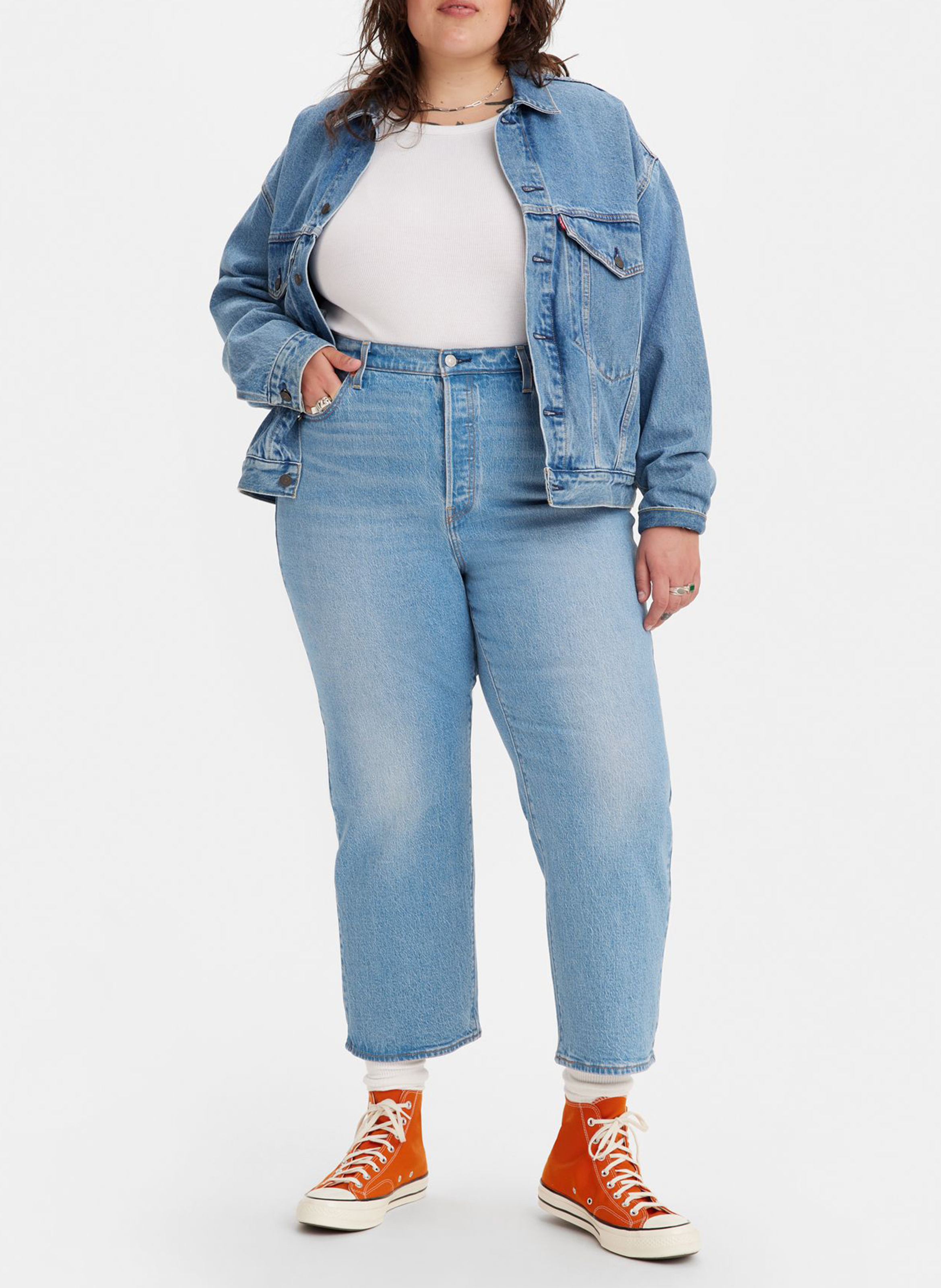 Jean droit en coton mélangé  LEVI'S Jean Stone