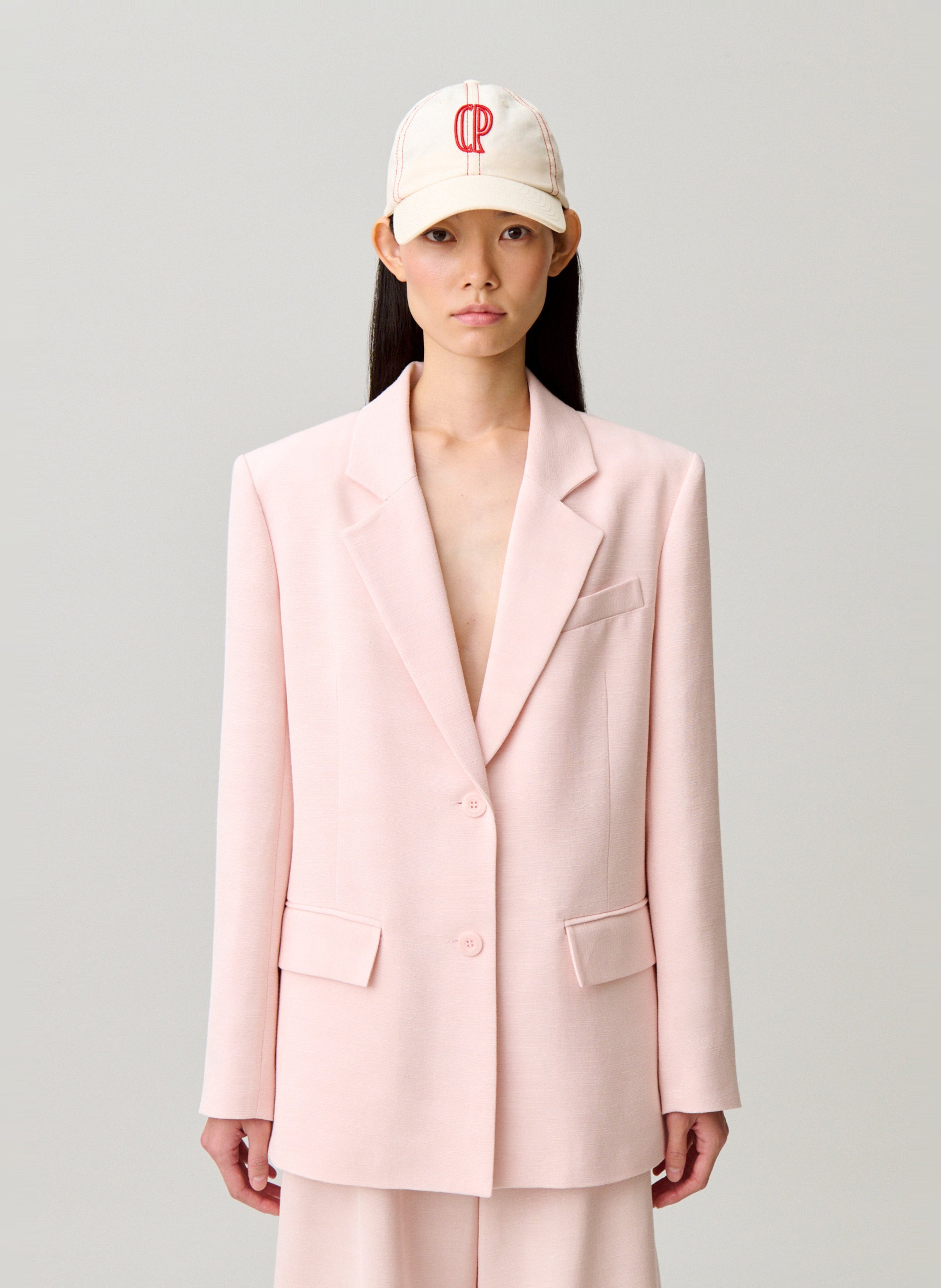 Straight suit jacket CLAUDIE PIERLOT Pink