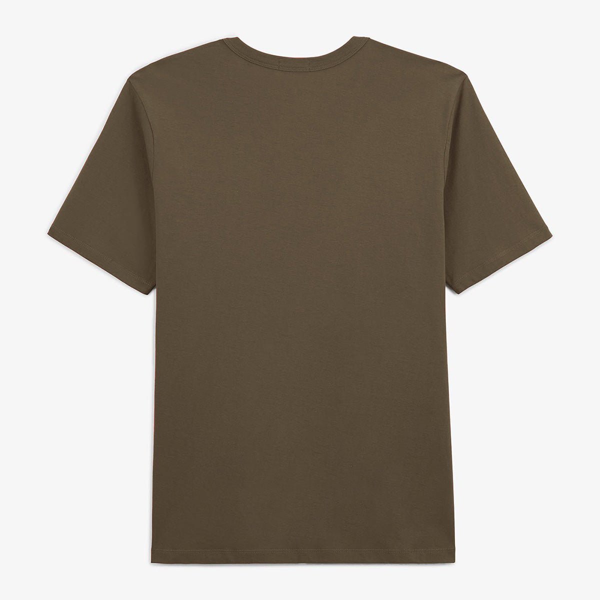 Round-neck cotton T-shirt SERGE BLANCO Brown