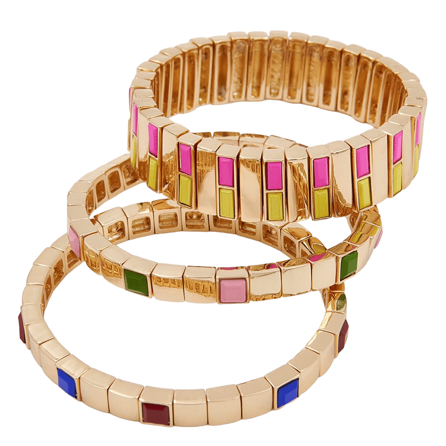 Set of bracelets with colorful details ESSENTIEL ANTWERP Multicolored
