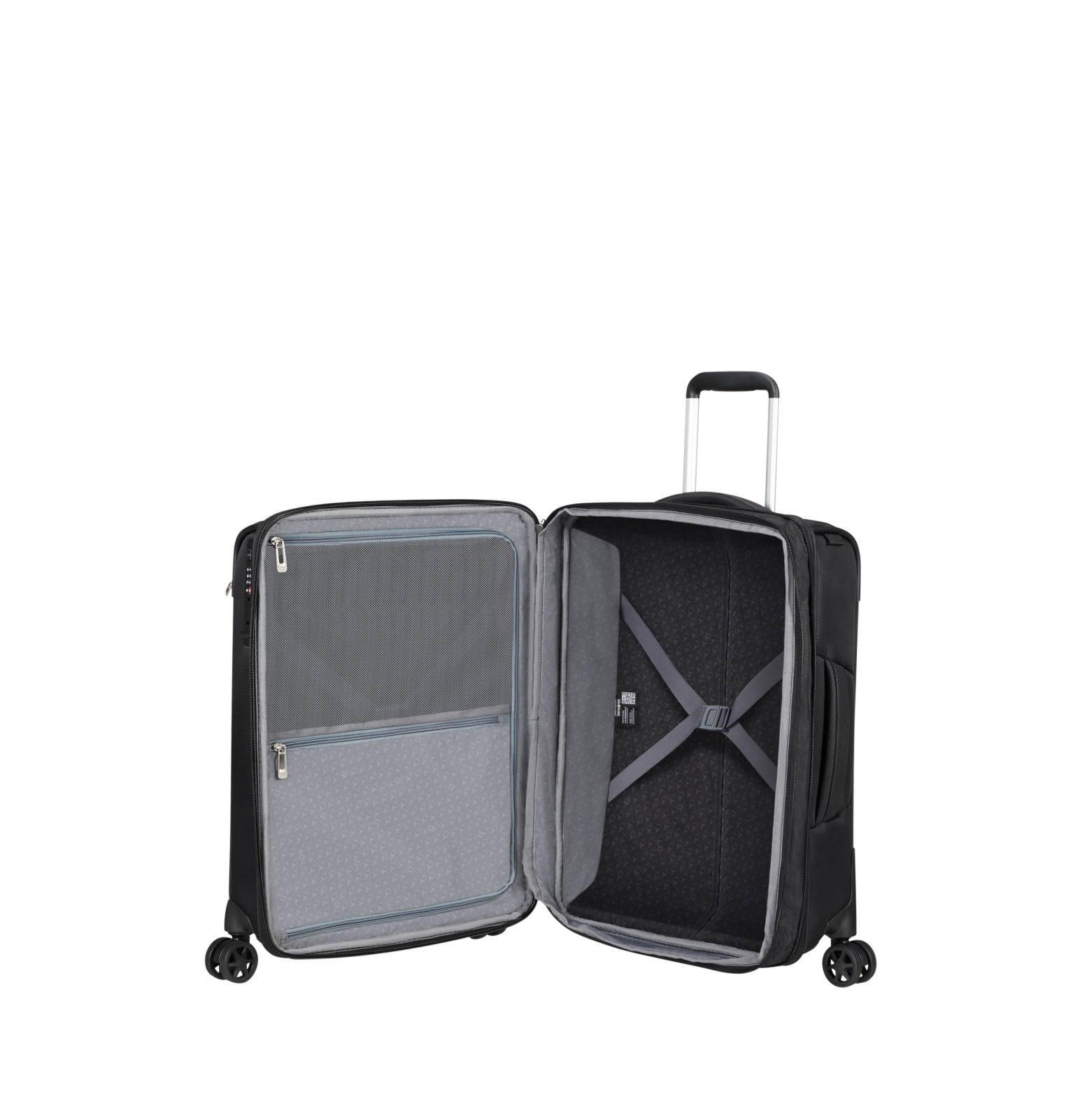 Respark valise 4 roues business case taille s SAMSONITE Noir