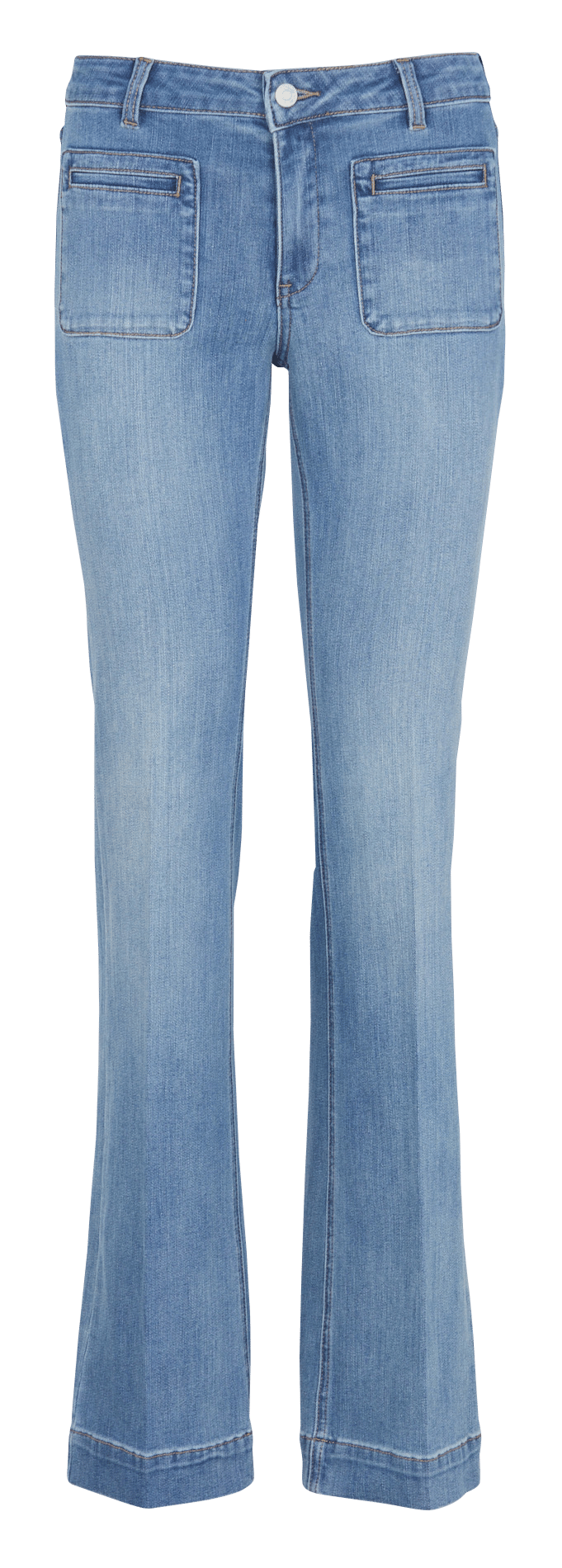 Flared cotton-blend jeans MKT Blue
