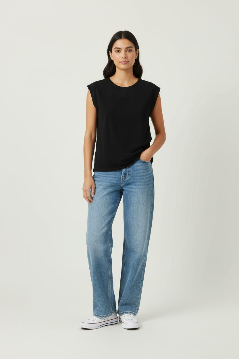 Tommy Badge T-shirt COMPTOIR DES COTONNIERS - Seconde main Black