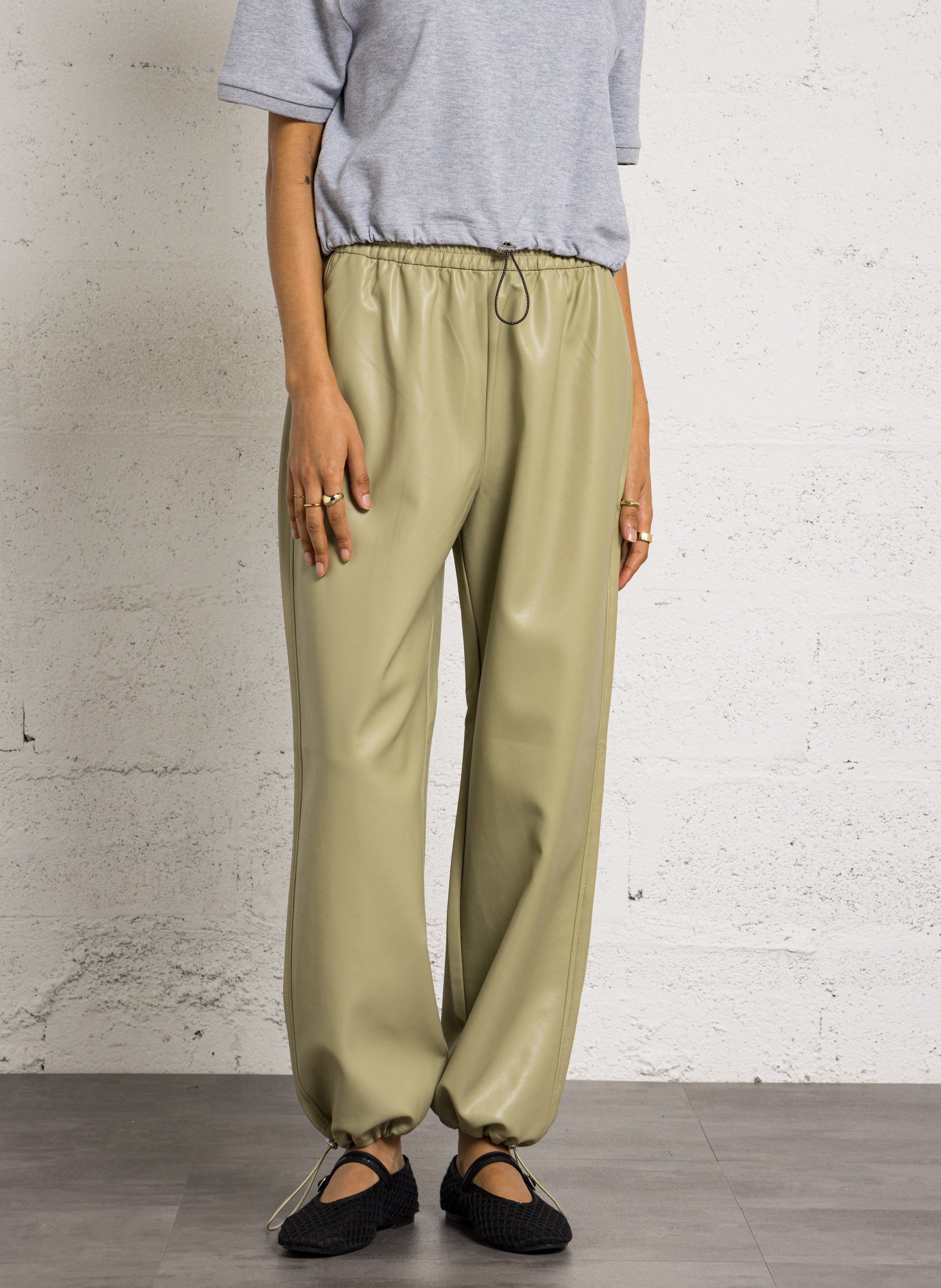 Pantalon droit BERENICE Vert