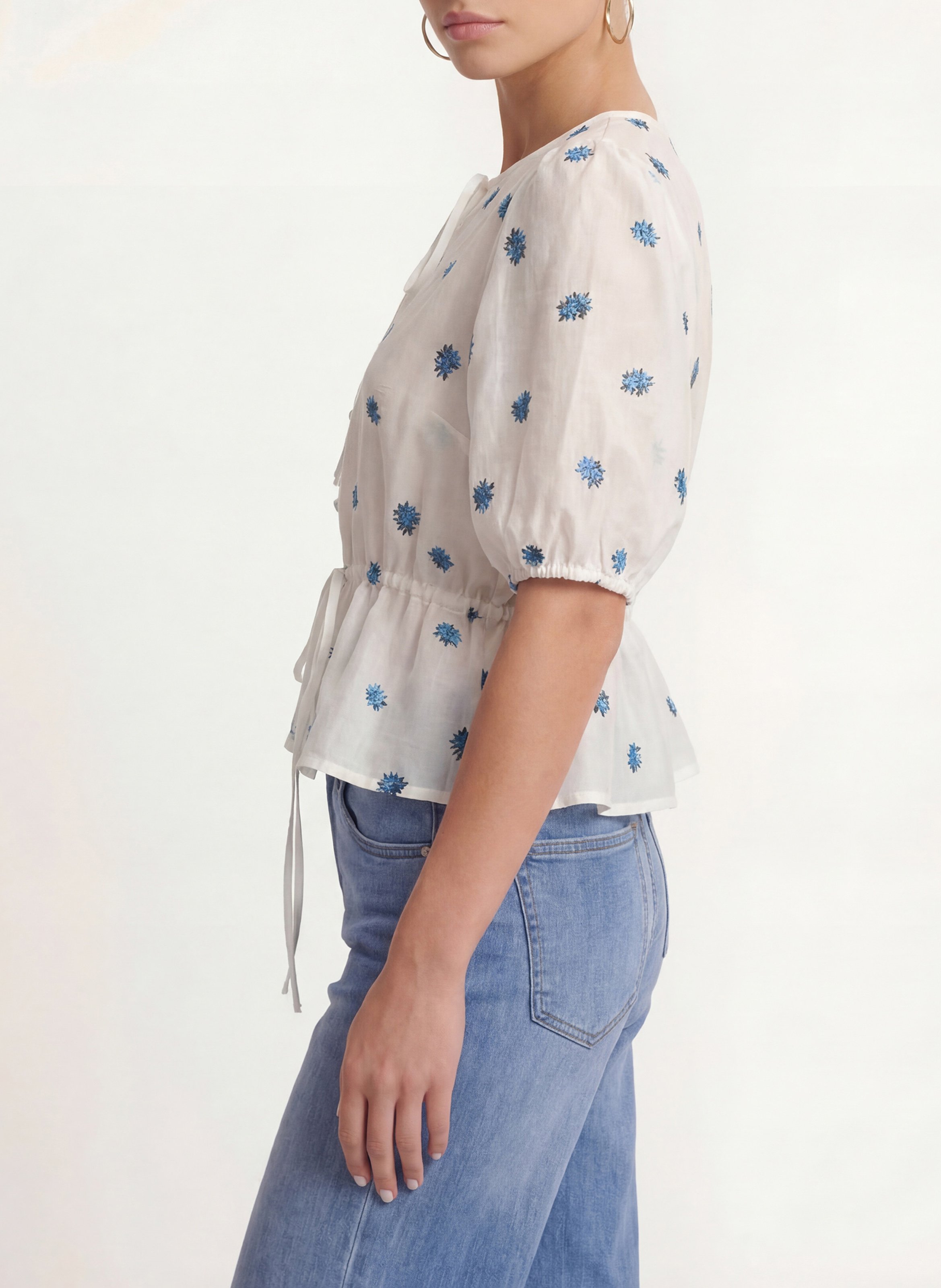 Chemise col rond  KOOKAI Blanc