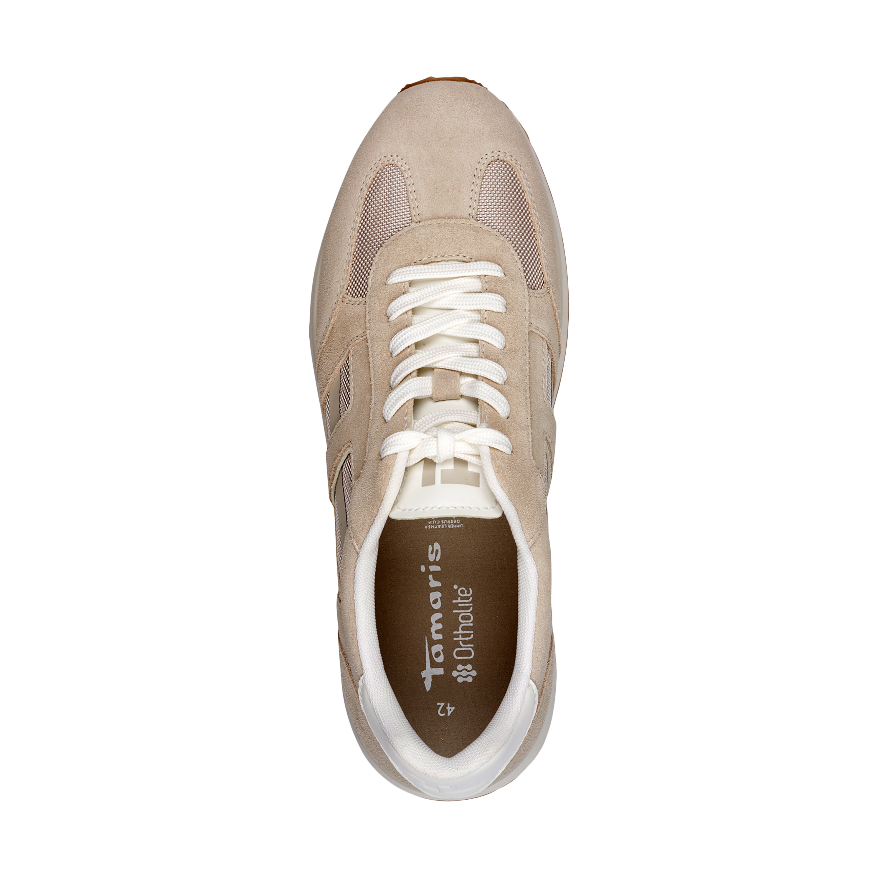 Basket cuir TAMARIS Beige