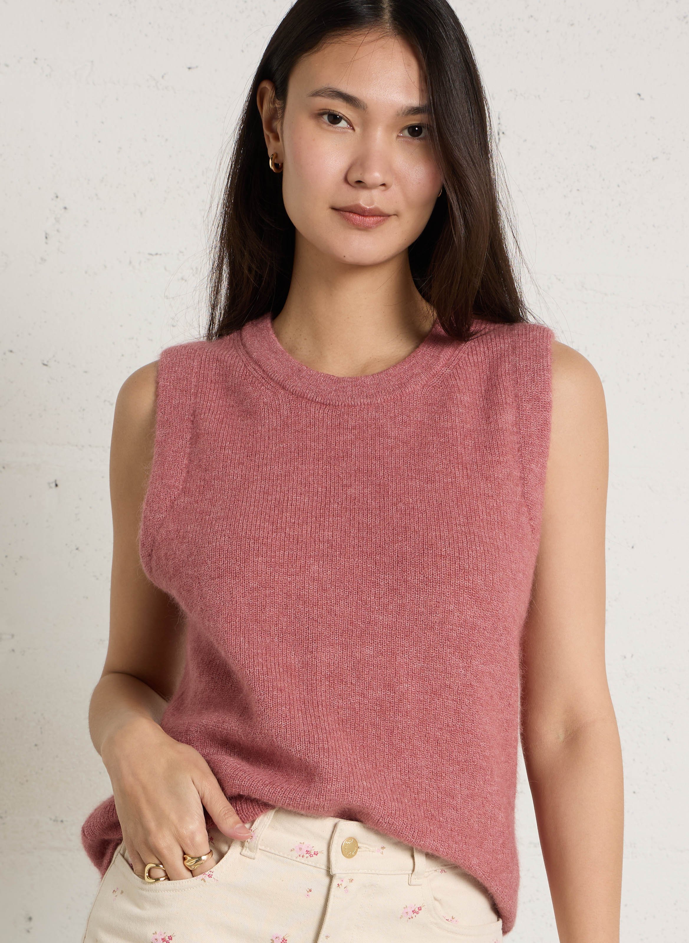 Top sans manches  MAISON 123 Rose