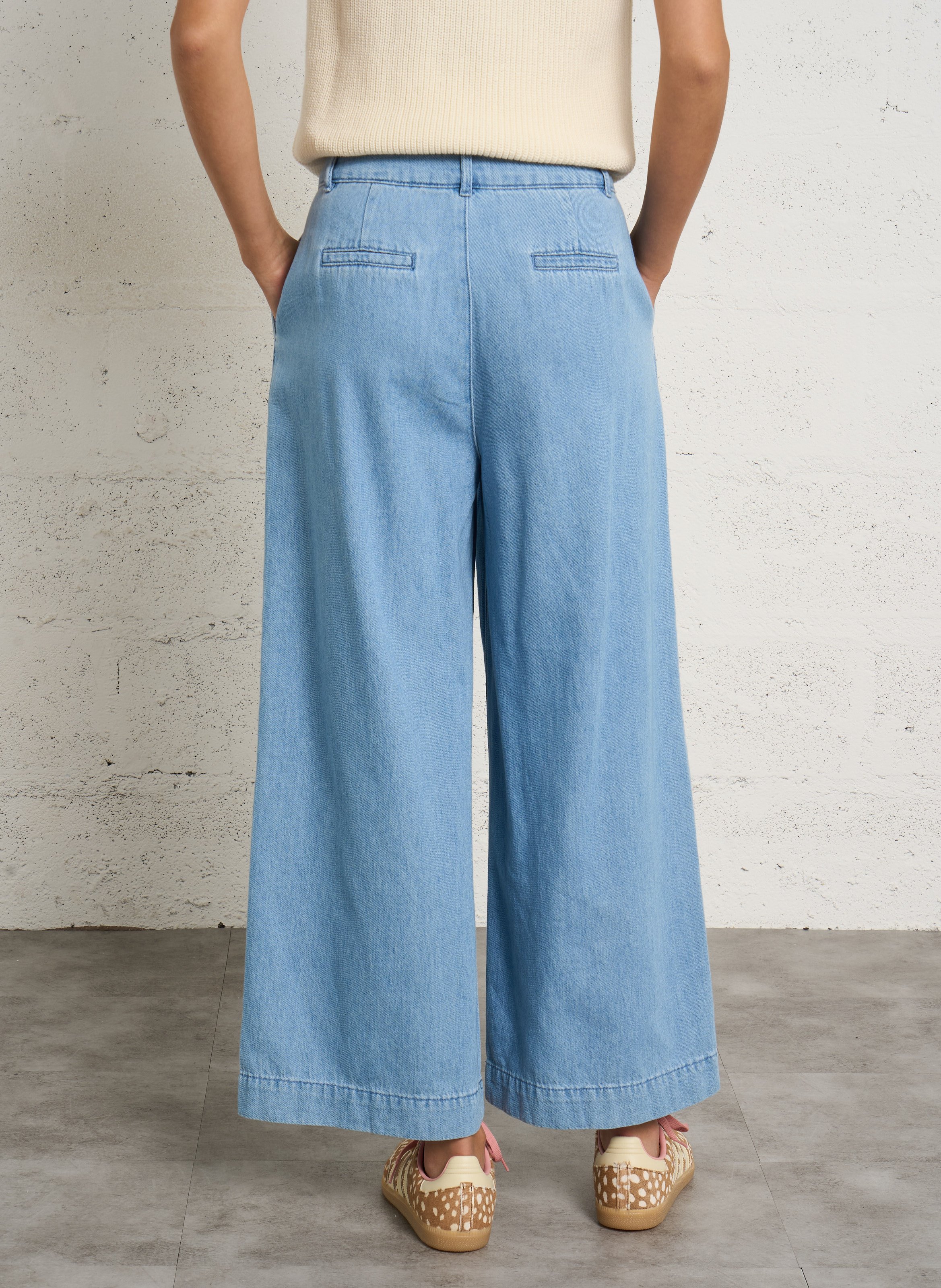 Flared cotton jeans MAISON 123 Blue