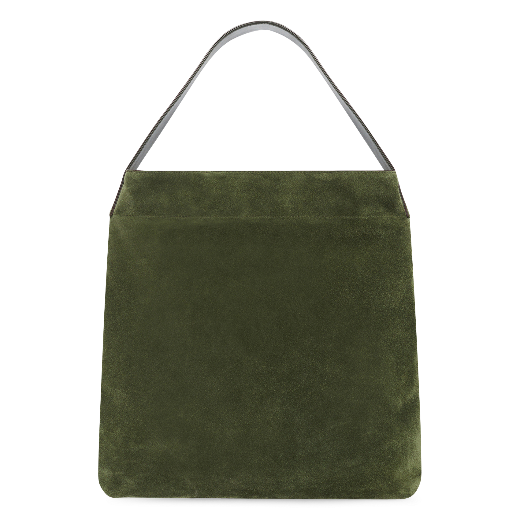 Bolso hobo de piel aterciopelada GERARD DAREL Verde
