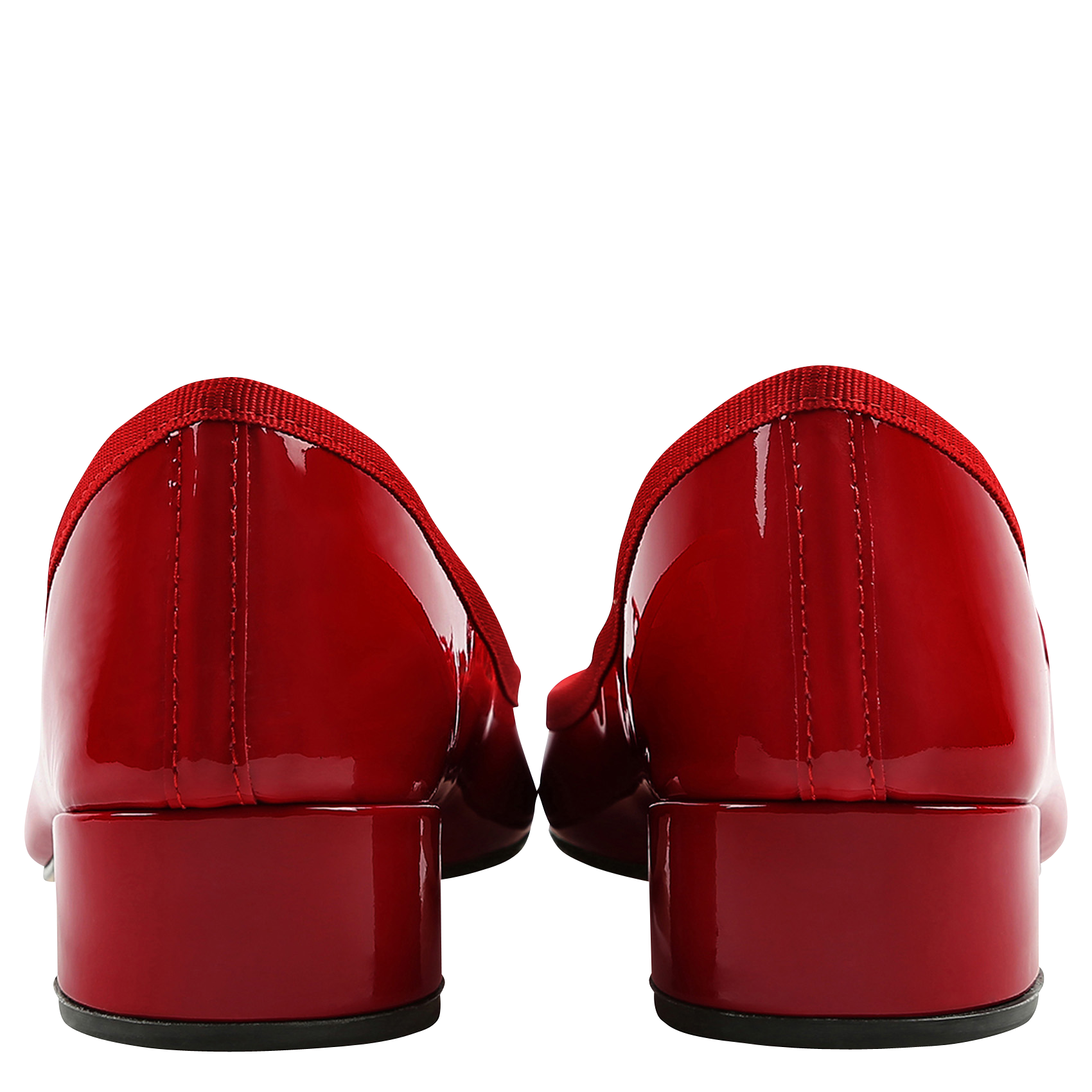 Lackleder-Ballerinas mit Absatz REPETTO Rot