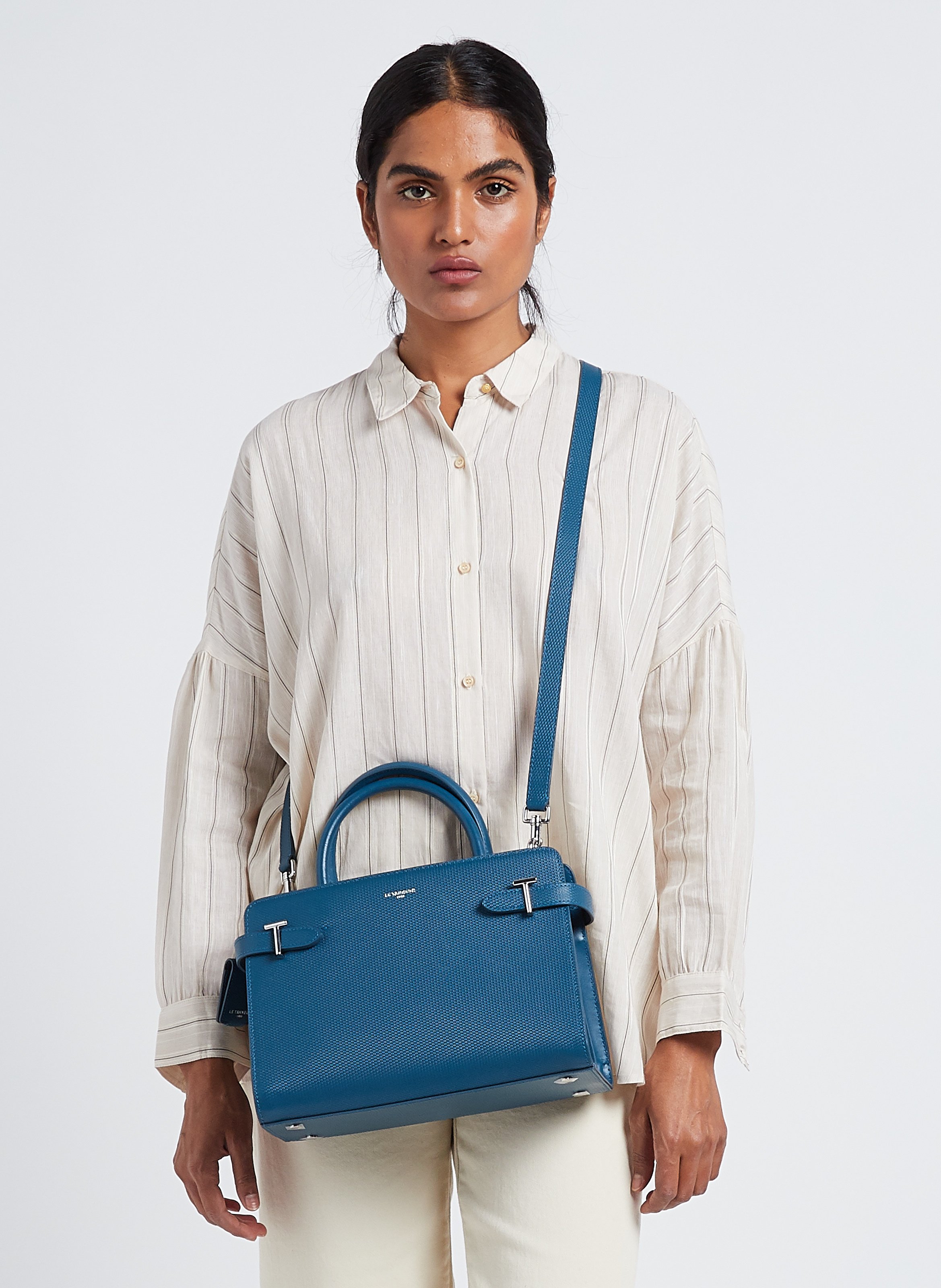 Sac le tanneur bleu hot sale