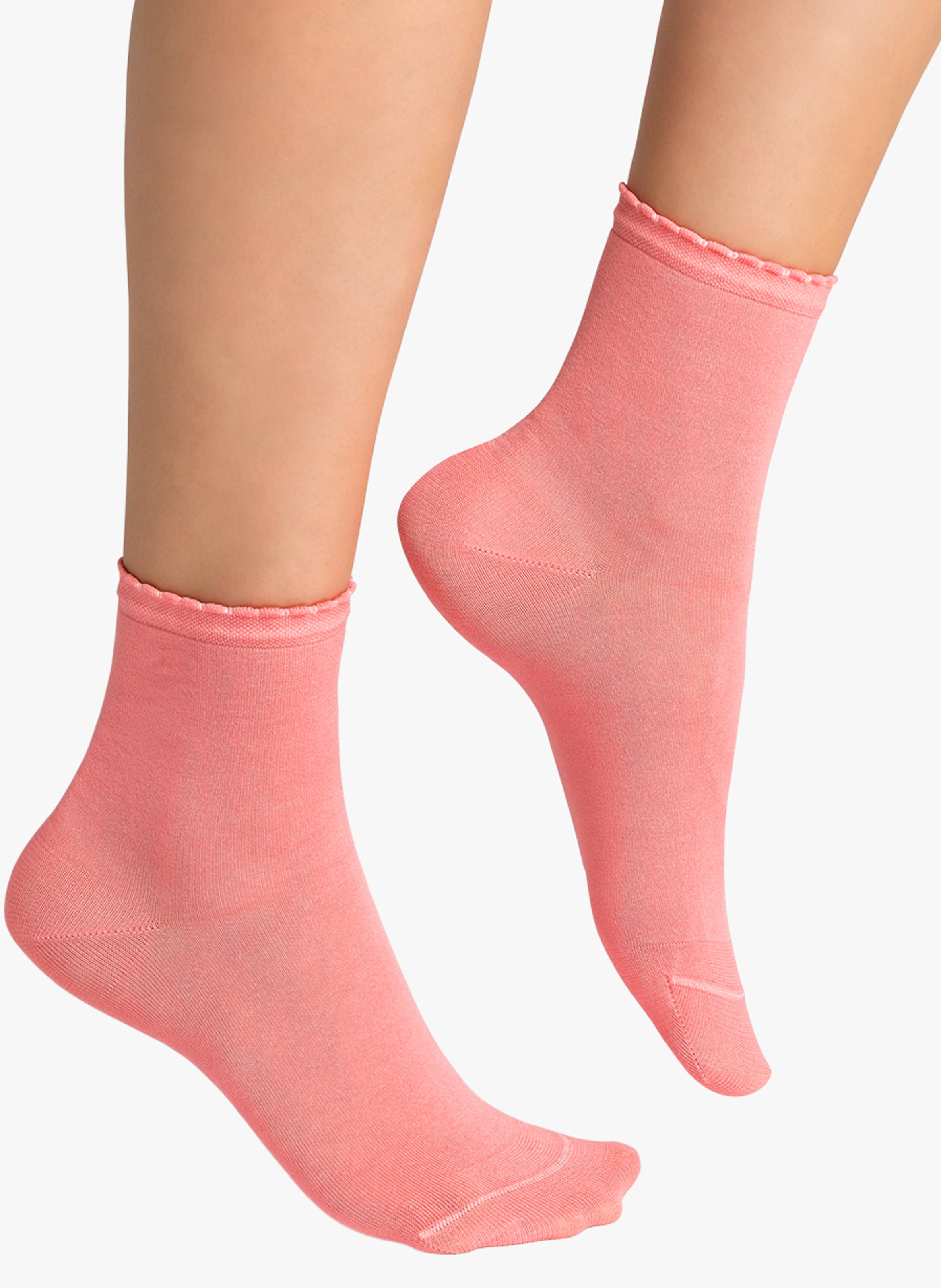 Chaussettes mi-hautes en coton mélangé BLEUFORET