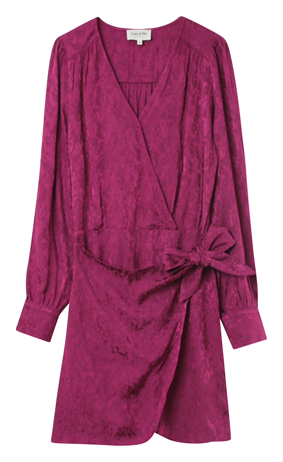 Korte jurk met overslag GRACE ET MILA Roze