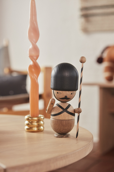 Brass candle holder OYOY LIVING DESIGN Yellow