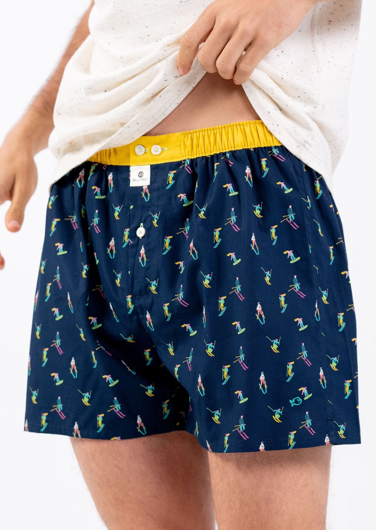 Organic cotton boxer shorts BILLYBELT Blue