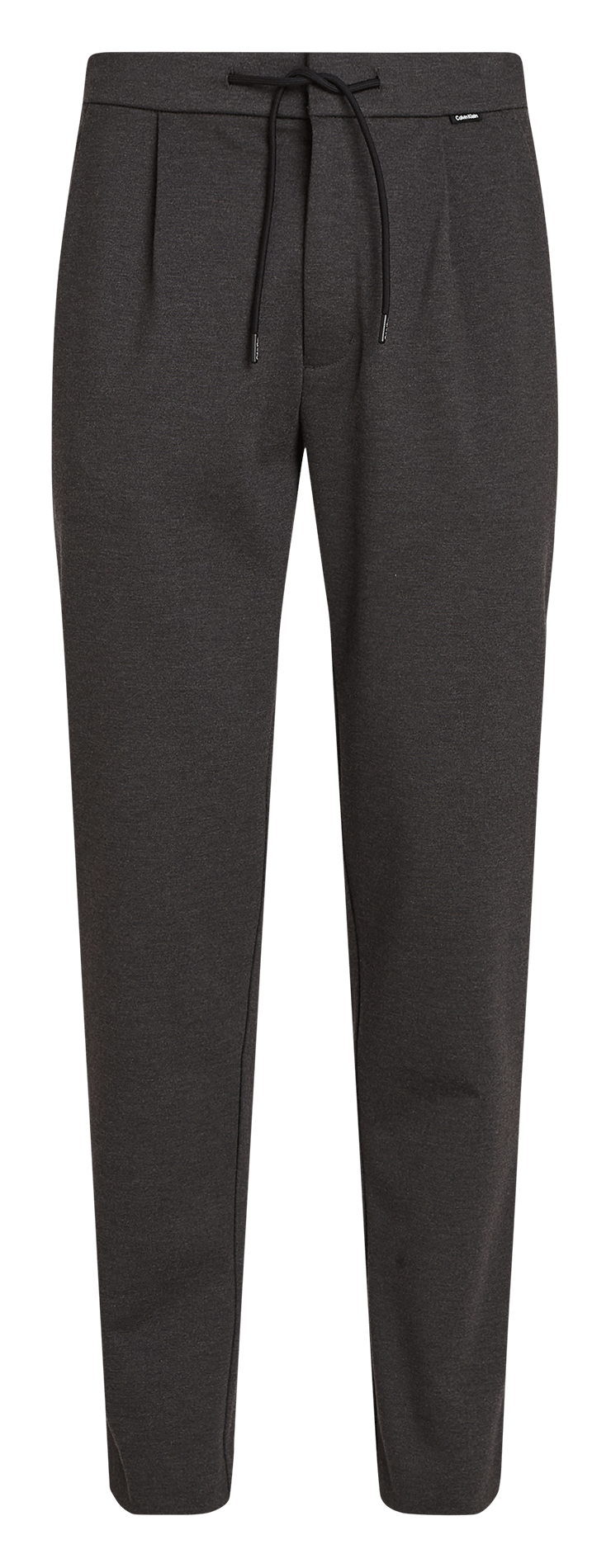 Schmal zulaufende Hose aus plissiertem Strick CALVIN KLEIN Grau