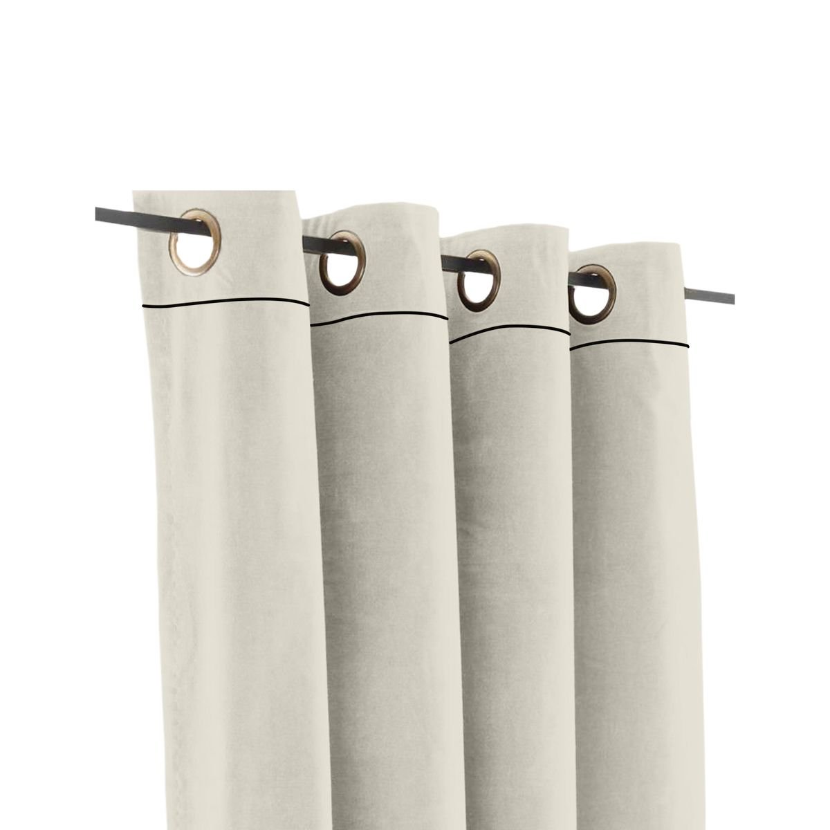 Insulating and blackout curtain TODAY LINGE DE MAISON White