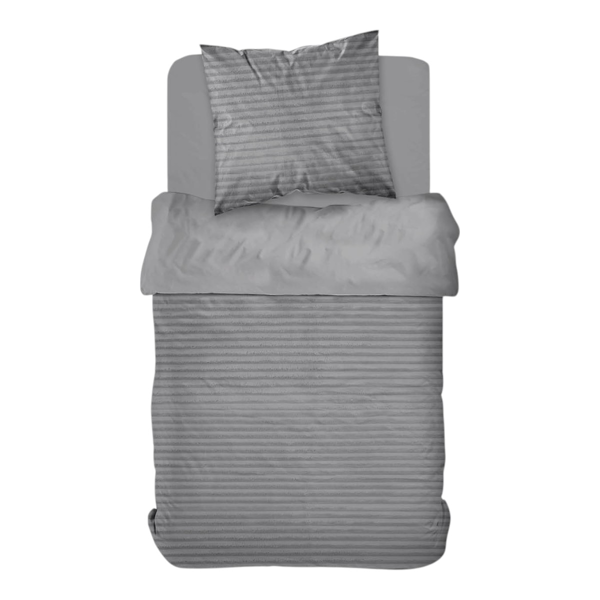 Fleece bedding set TODAY LINGE DE MAISON Grey