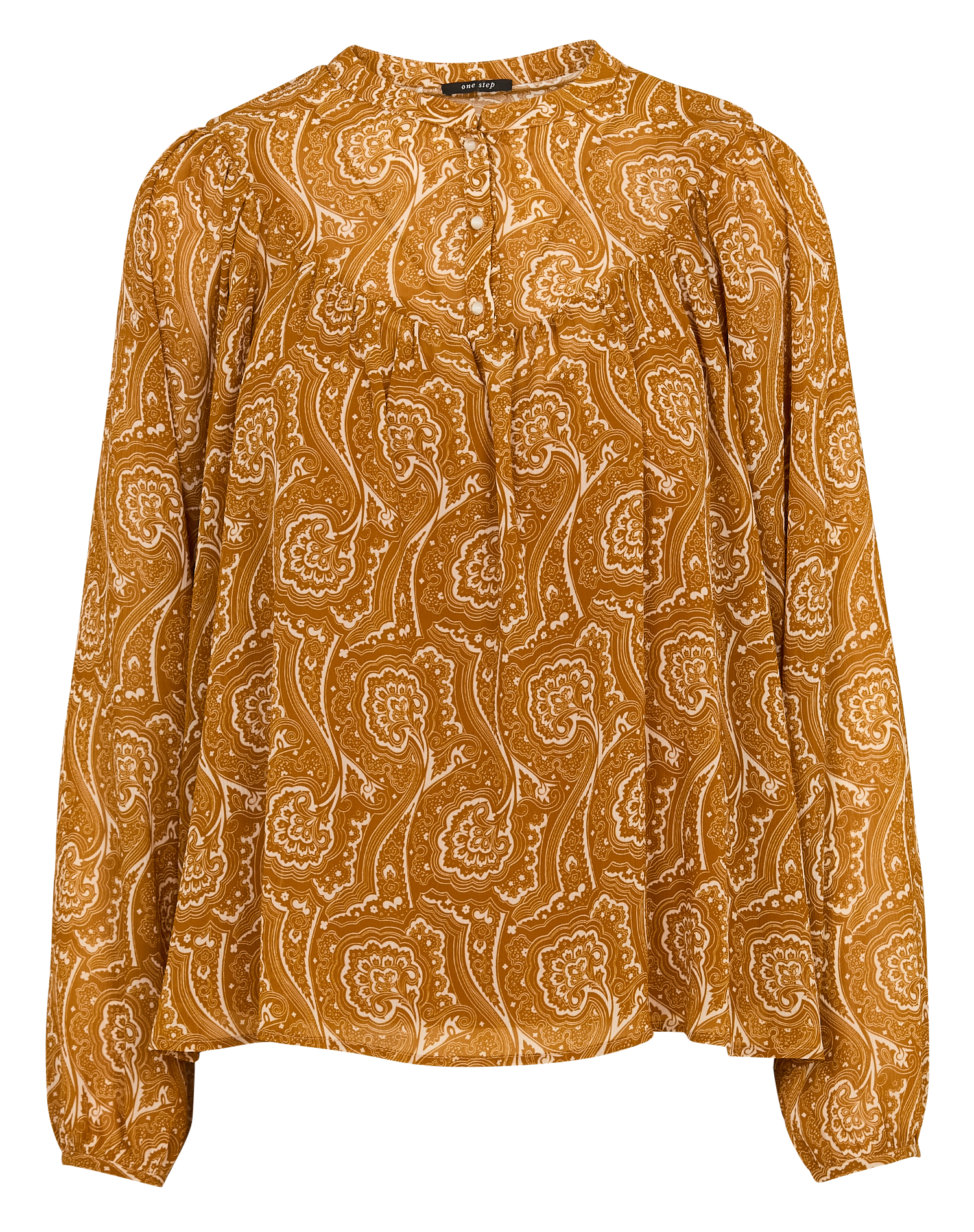 Blouse ample imprimée ONE STEP Orange