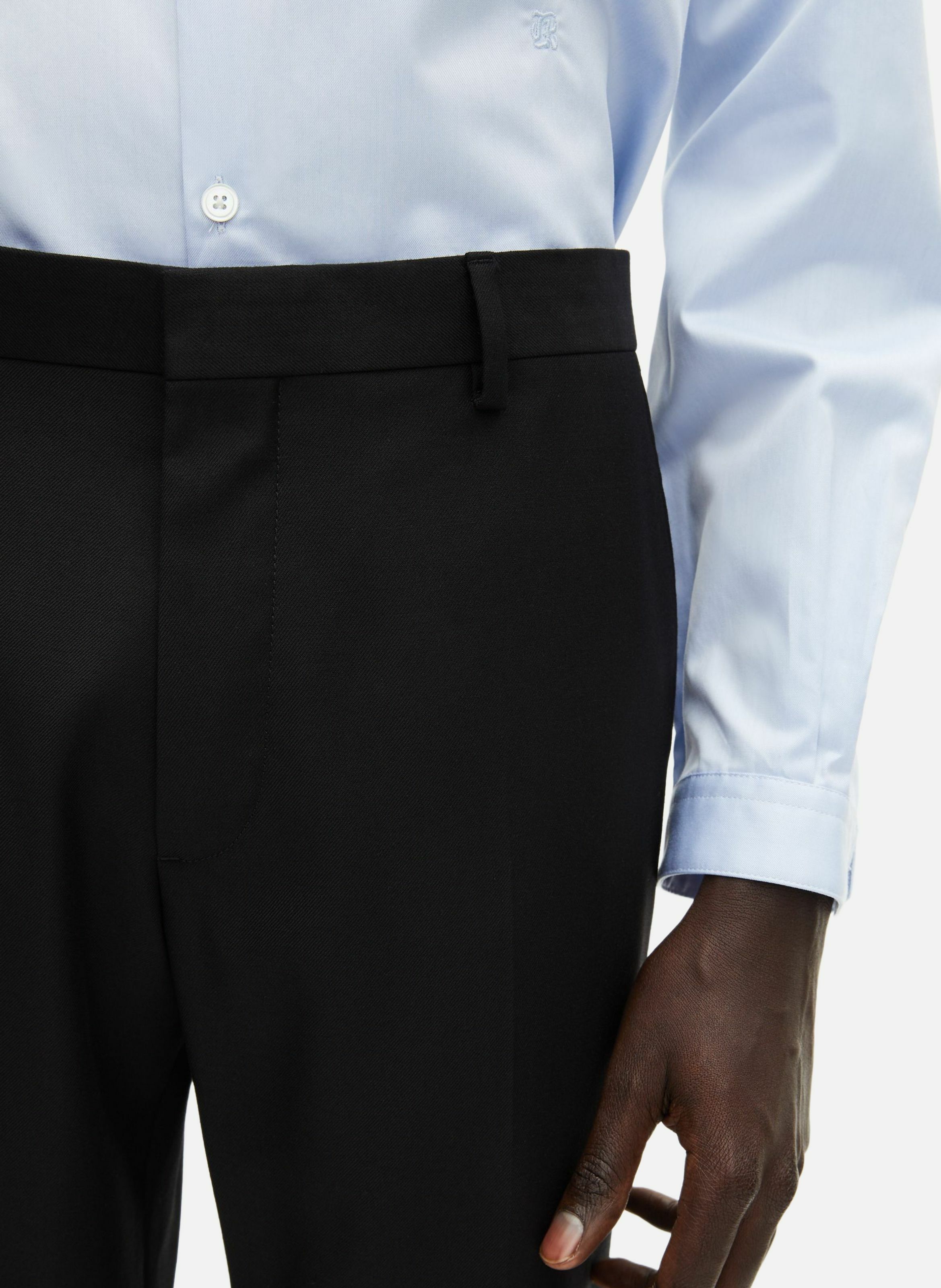 Tailored wool suit trousers THE KOOPLES Black