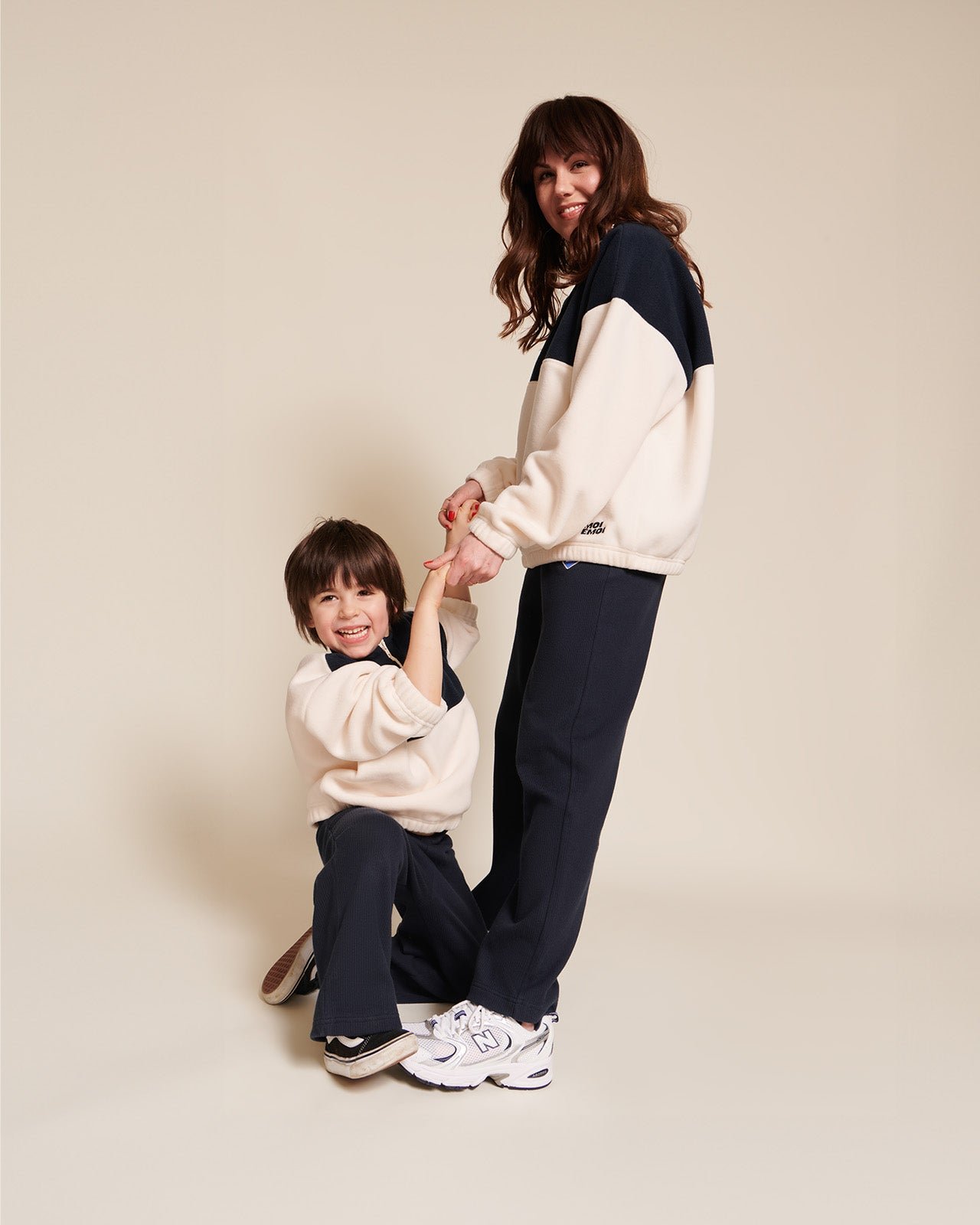 The Palou ribbed organic cotton pants EMOI EMOI Blue