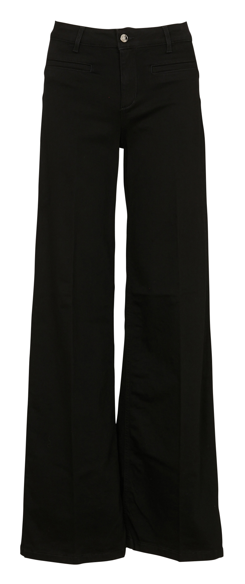 Farbige Straight Cut Jeans mit 5 Taschen LIU JO Schwarz