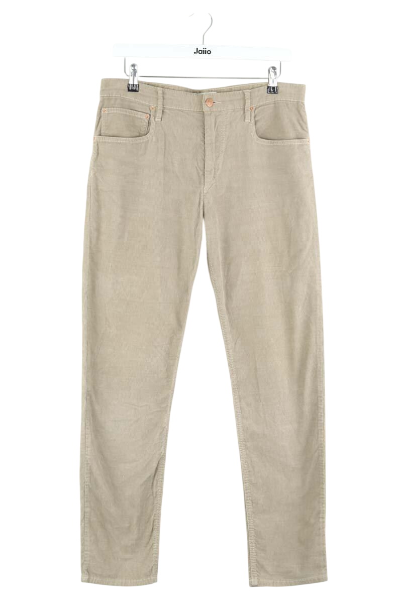 Slim cotton trousers ISABEL MARANT ÉTOILE - SECONDE MAIN Beige