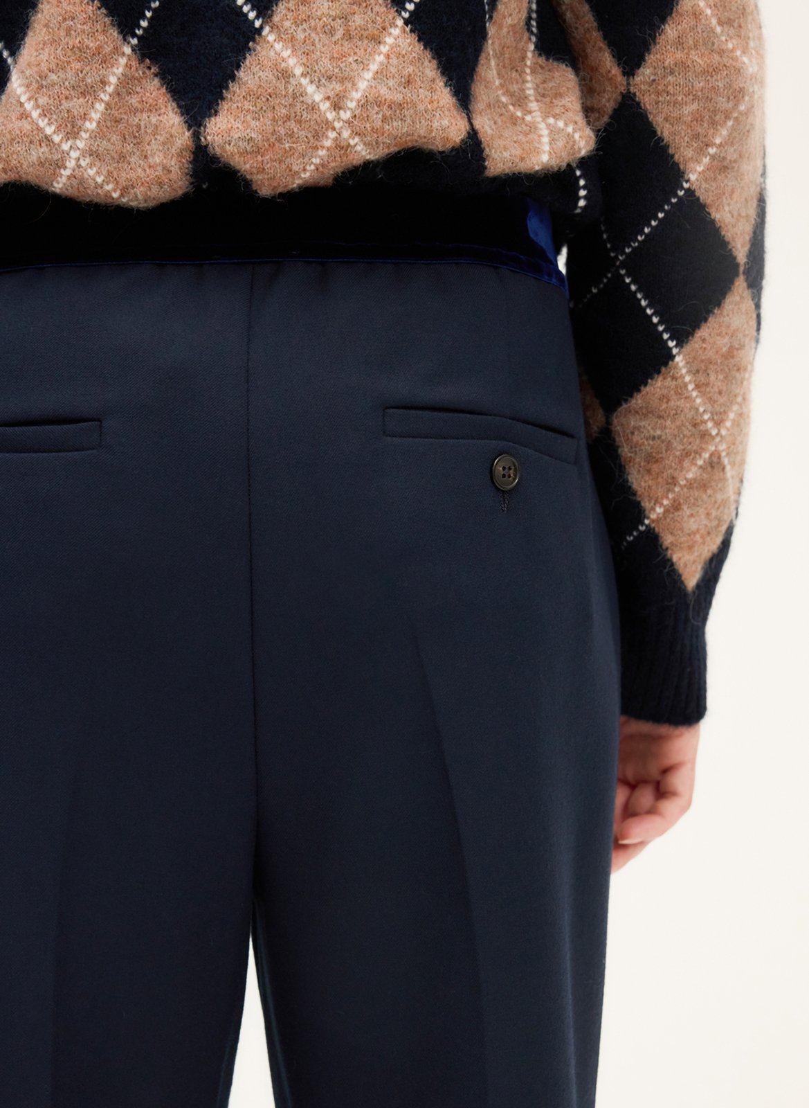 Pantalon droit PABLO Bleu