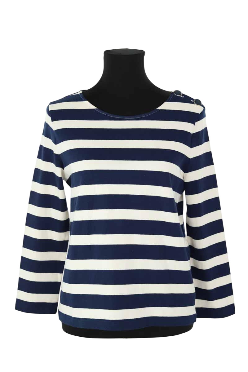 Cotton T-shirt SEZANE - Seconde main Blue
