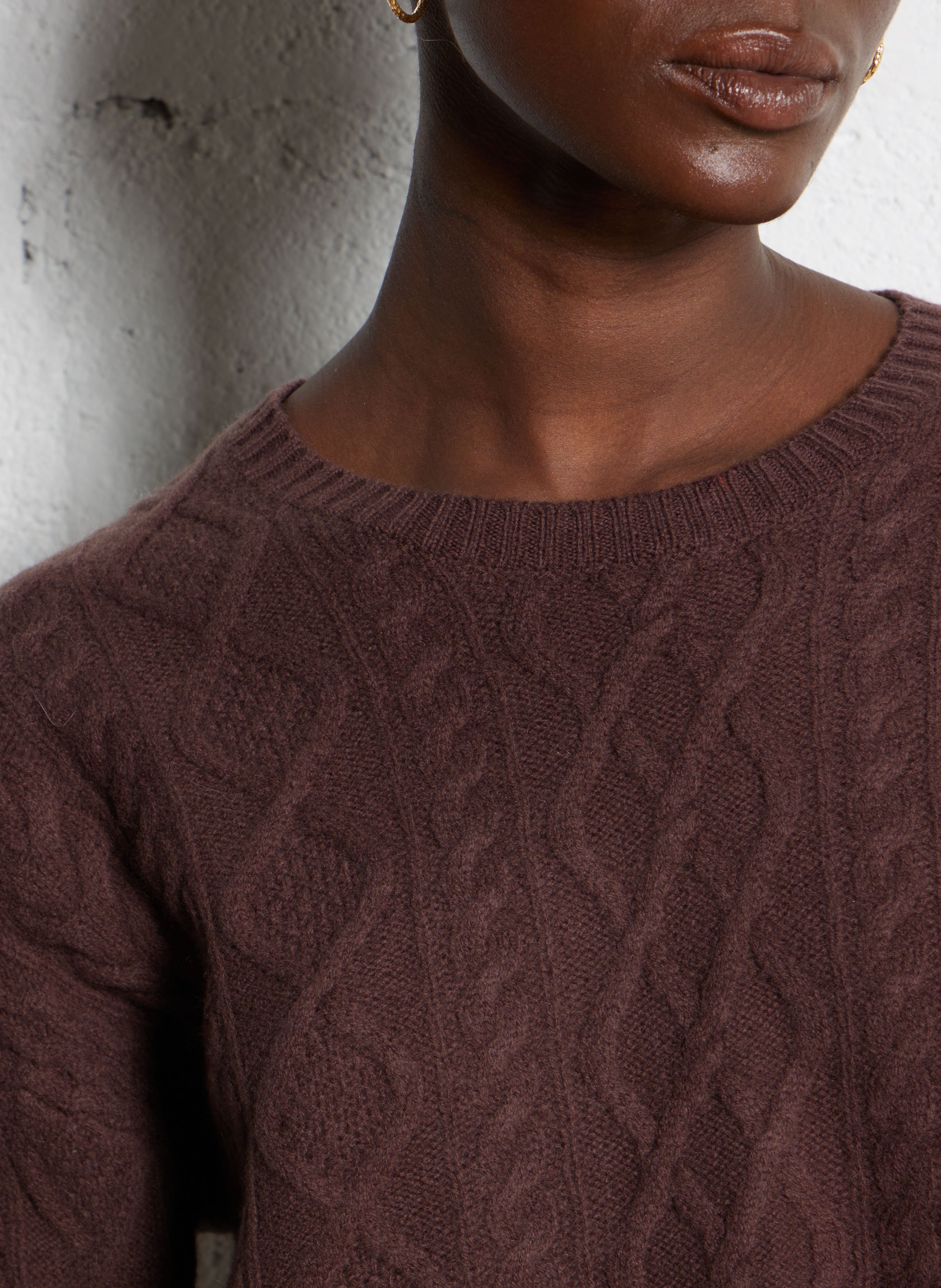 Oversized sweater BELLA JONES Brown