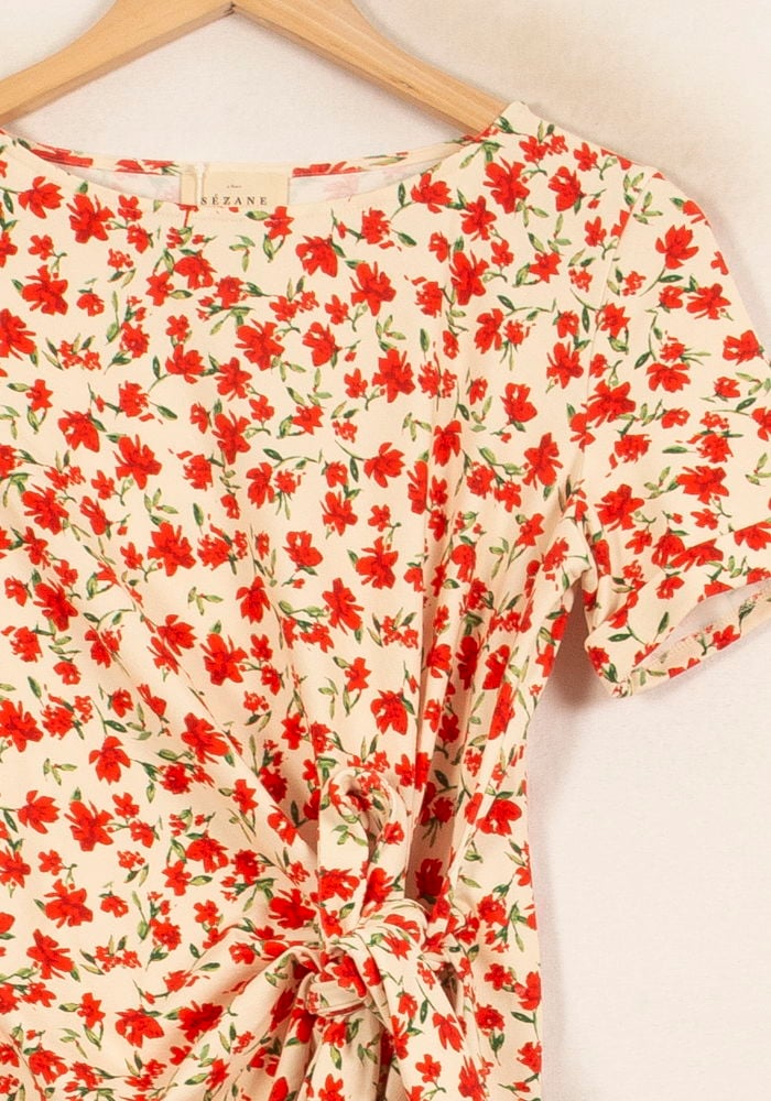 Midi dress SEZANE - Seconde main Multicolored