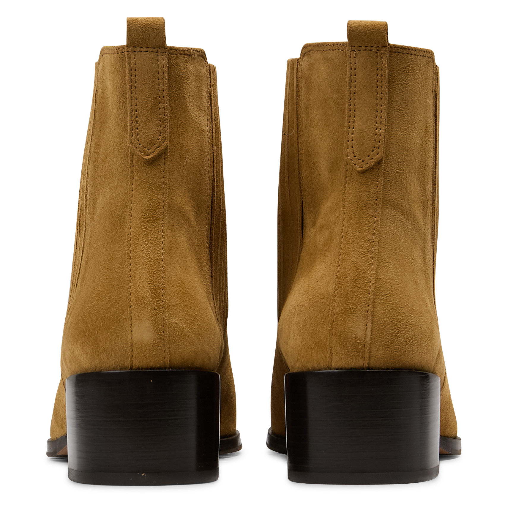 Bottines en cuir velours RIVECOUR Kaki
