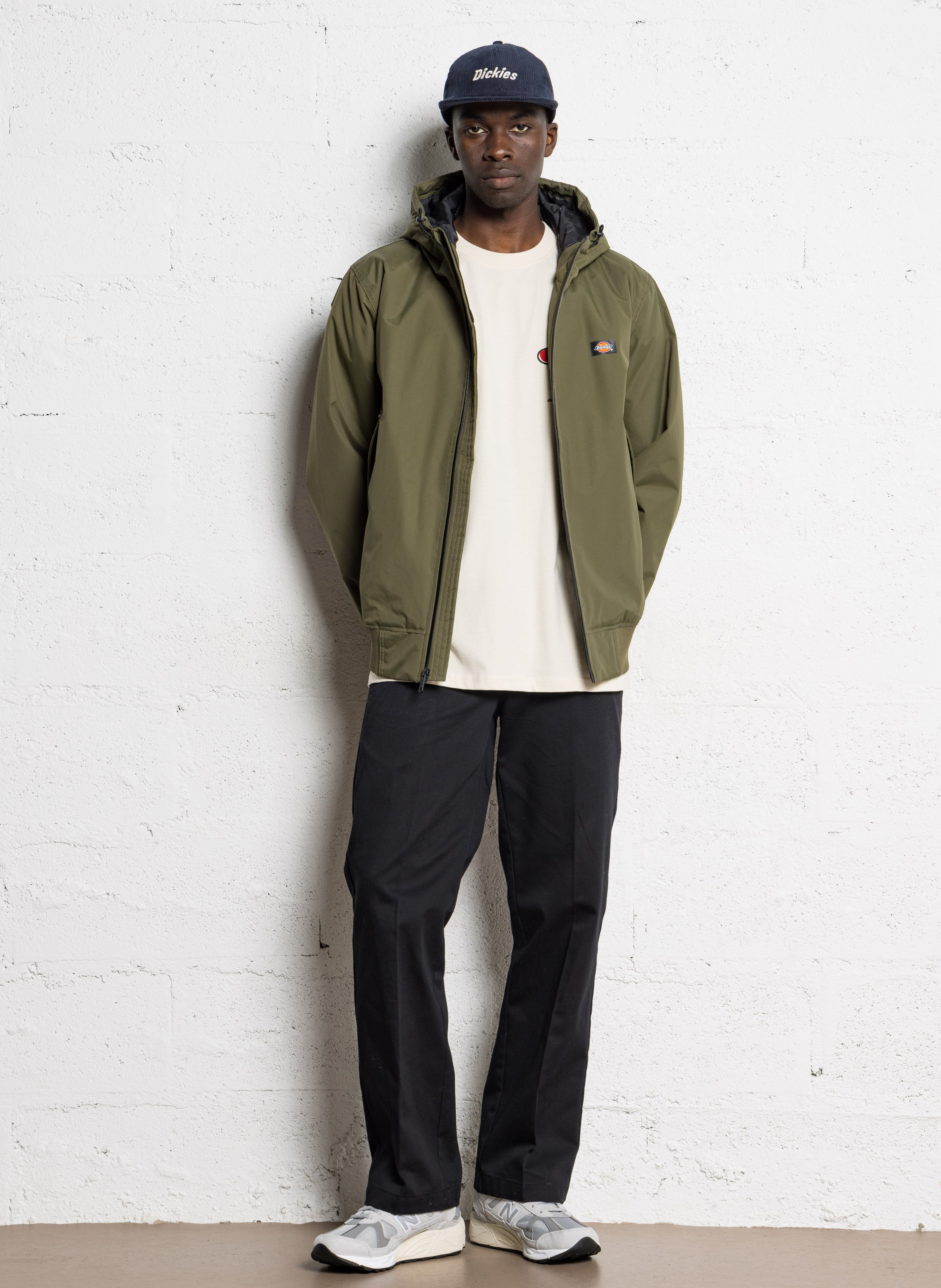 Low-top leather mix sneakers NEW BALANCE Grey