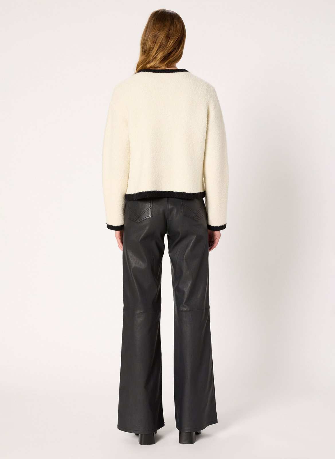 Round-neck wool blend vest GERARD DAREL Beige