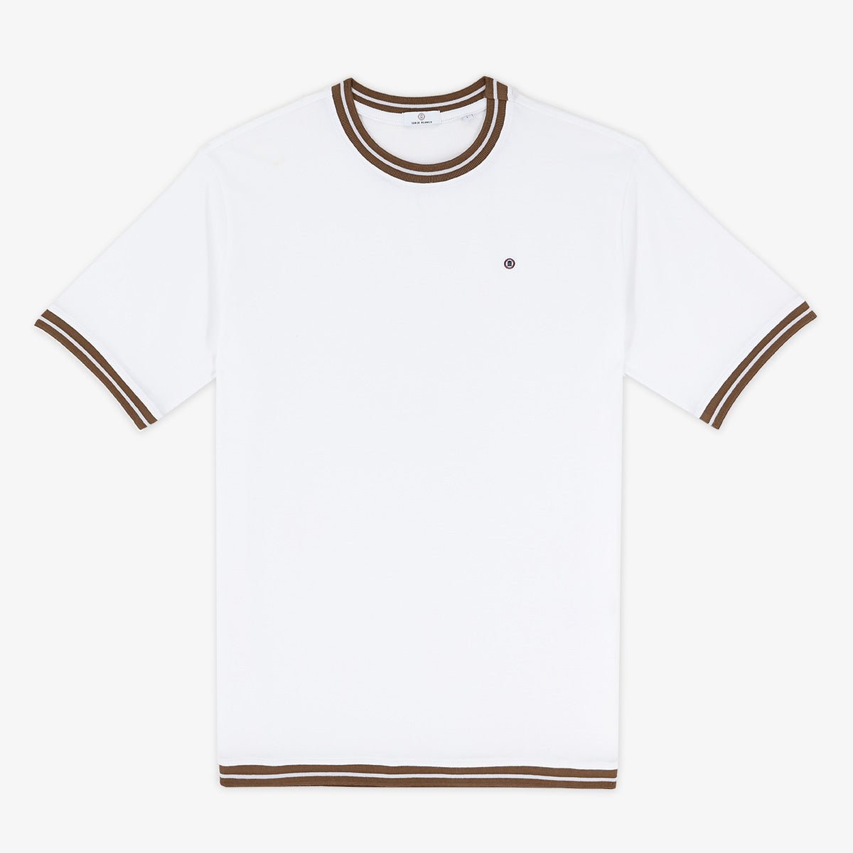 Short-sleeved cotton T-shirt SERGE BLANCO White