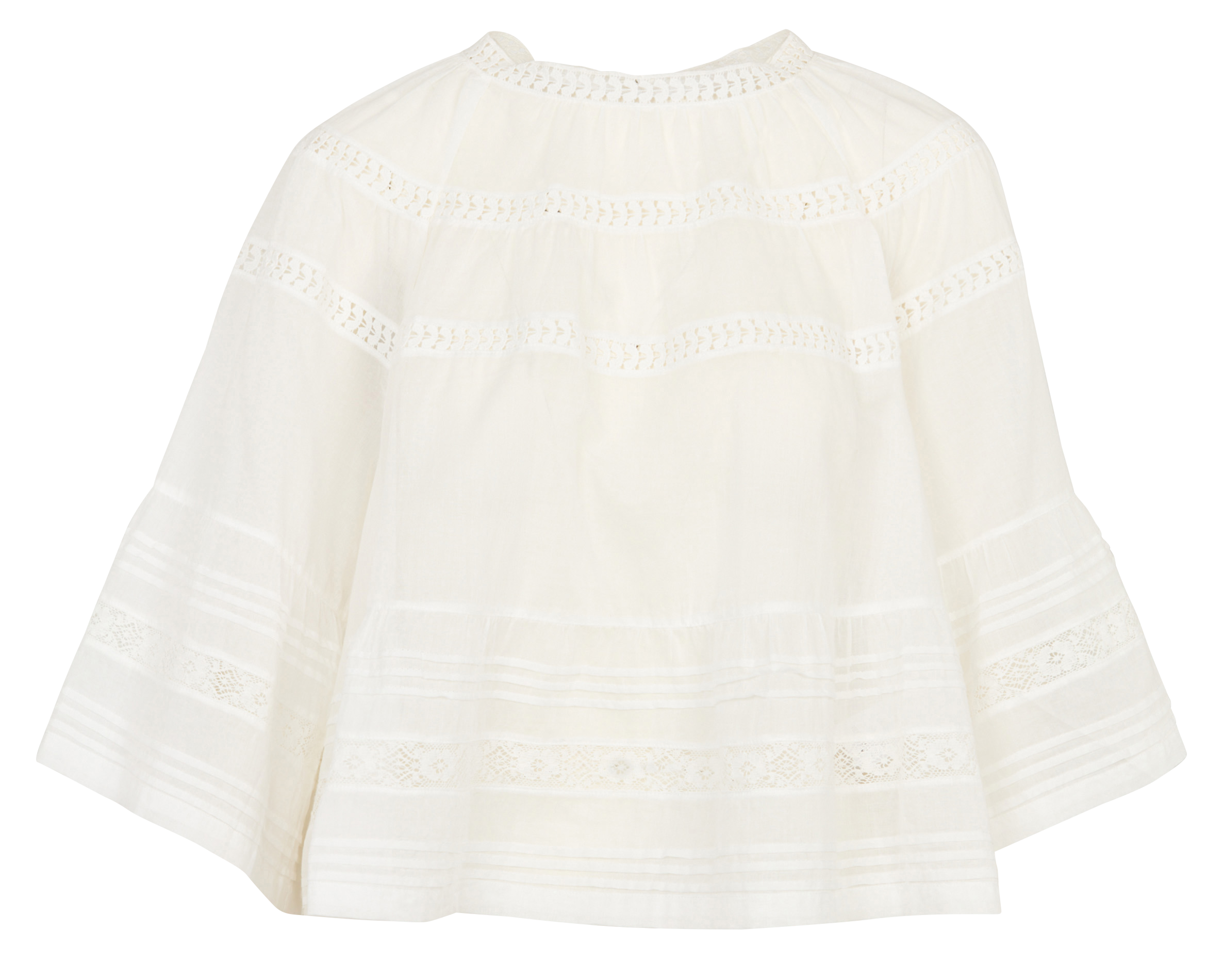 Weites Baumwoll-T-Shirt JC SOPHIE Weiss