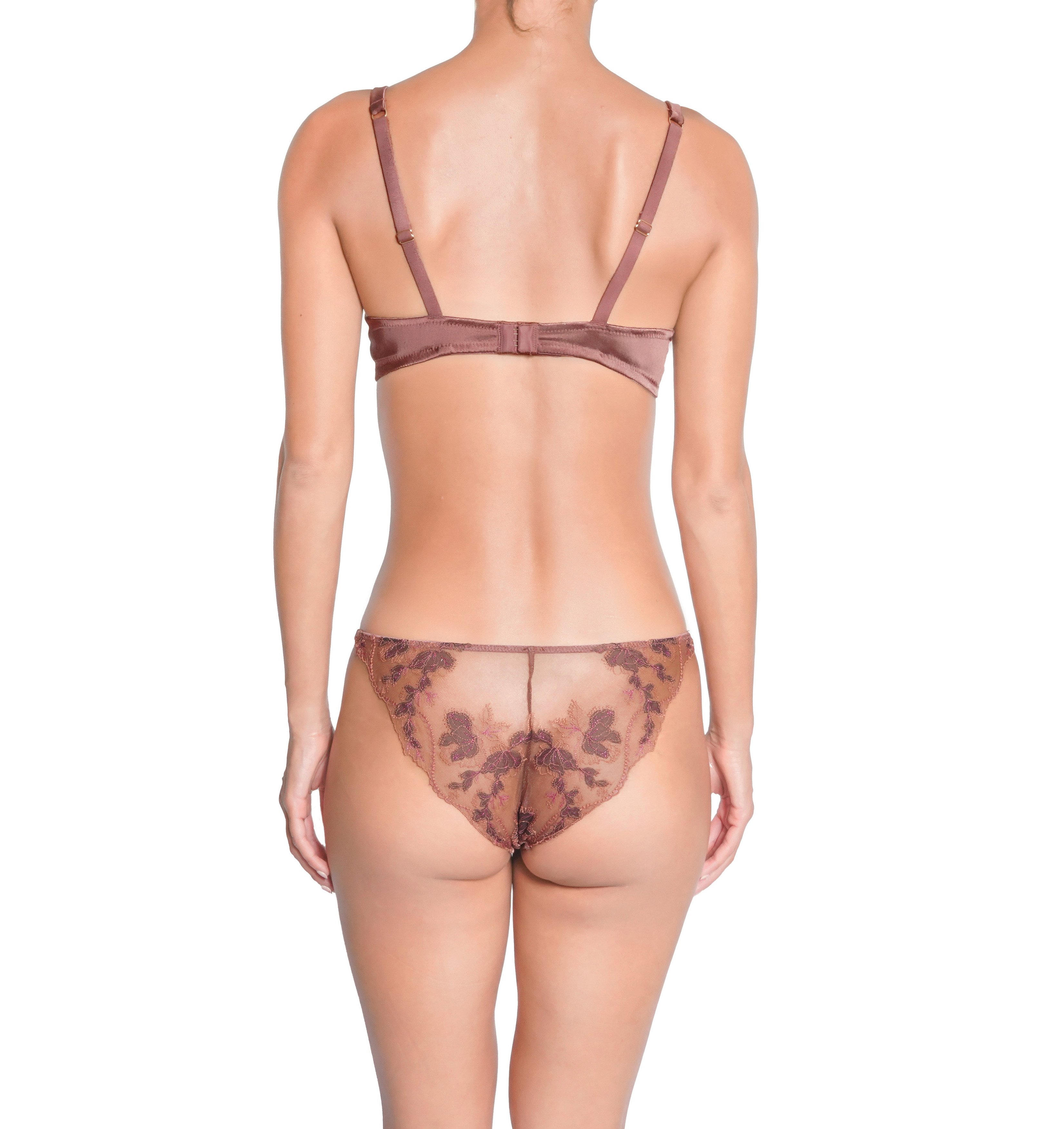 Poeme underwired bra HUIT Brown