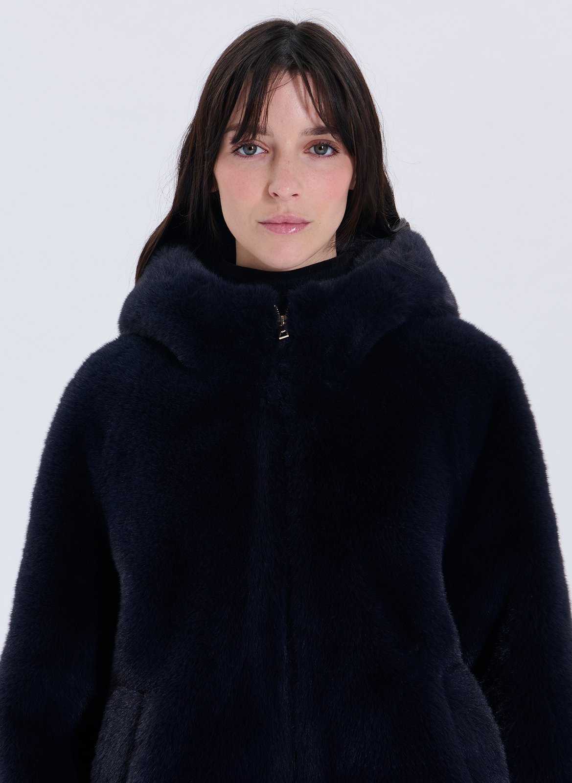 Mid-waist straight-leg pants ZAPA Blue