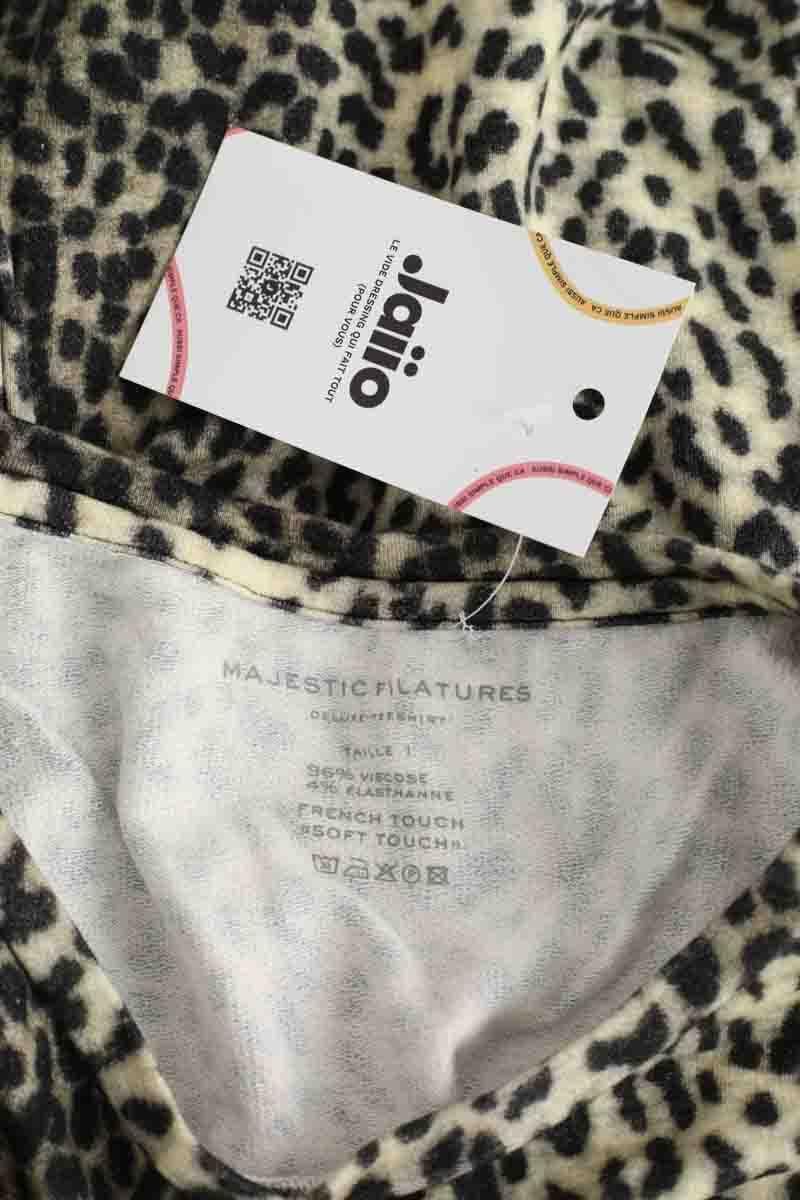 T-shirt MAJESTIC FILATURES - SECONDE MAIN Brown