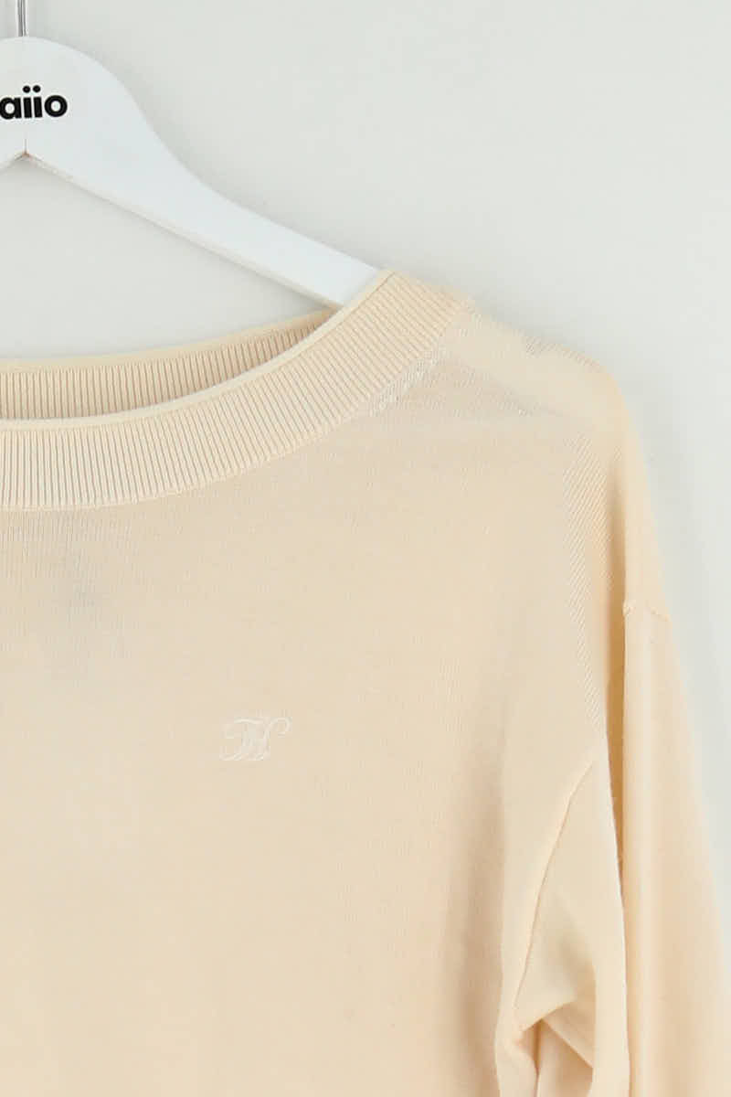 Pull TOMMY HILFIGER - SECONDE MAIN Beige