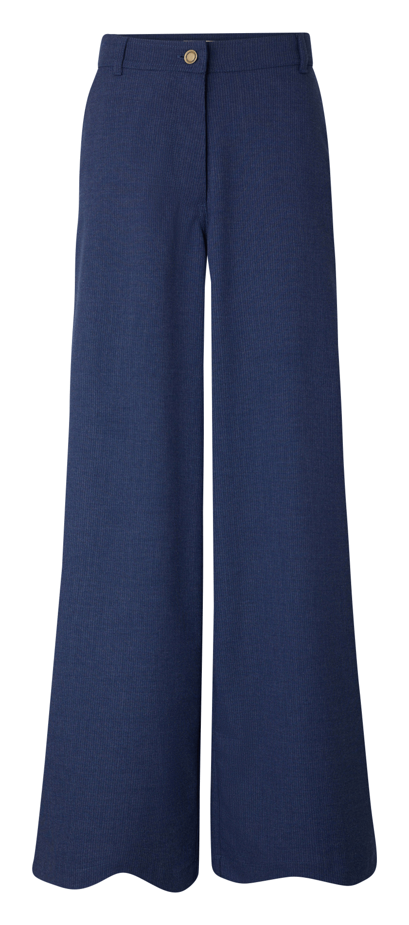 Pantalon large en lin mélangé SESSUN Bleu