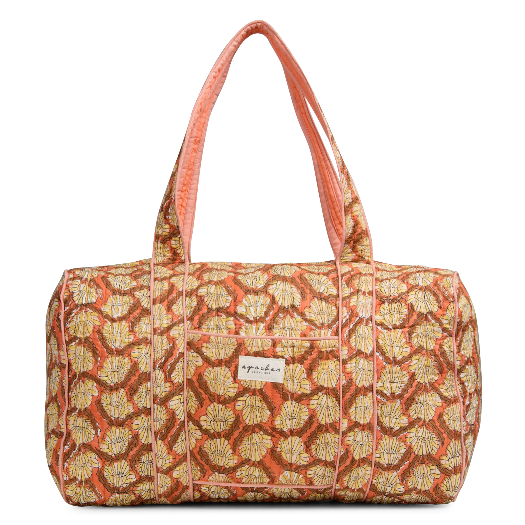 Sac imprimé en coton matelassé APACHES COLLECTIONS Rouge