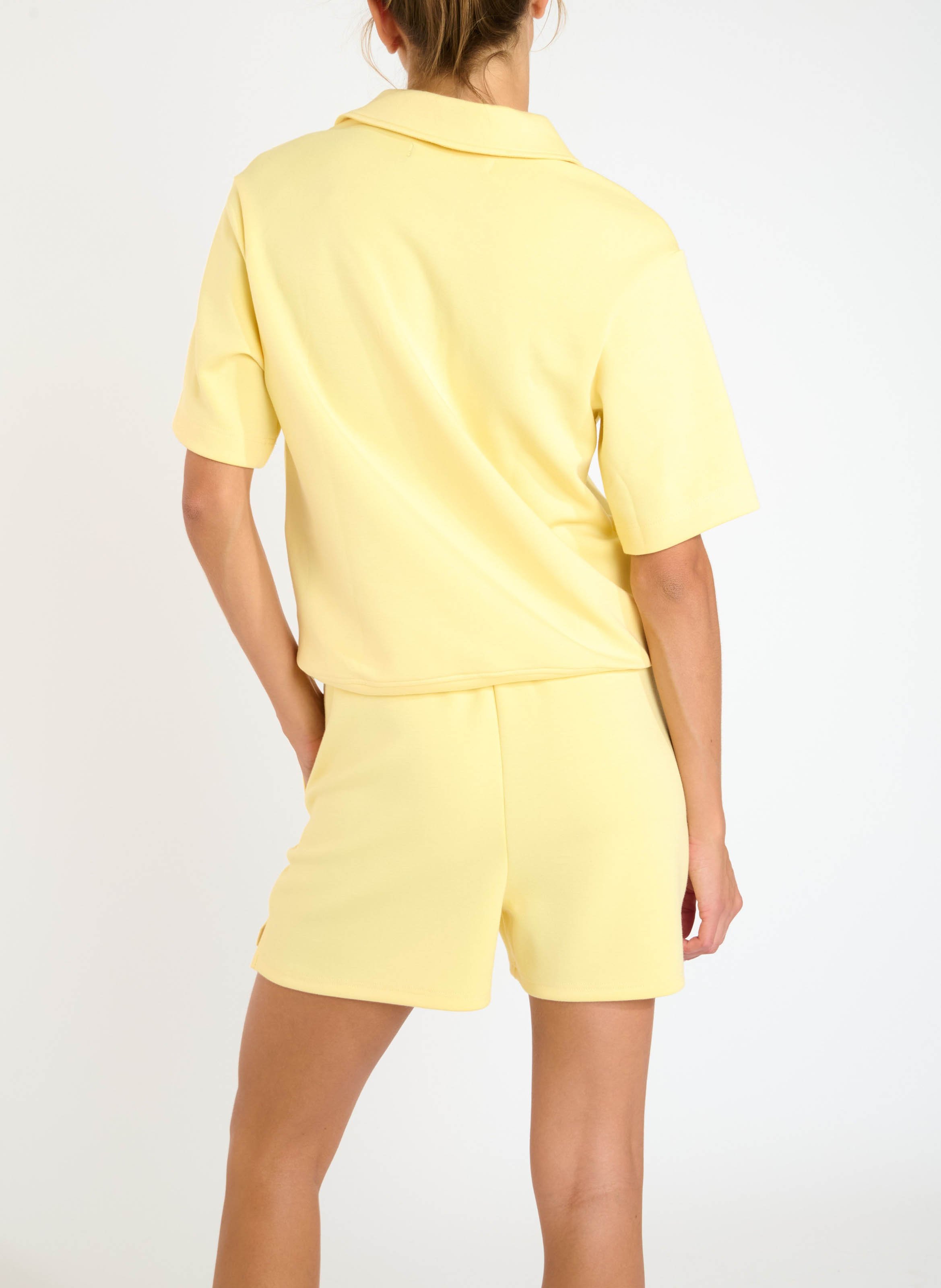 Short-sleeved polo shirt BANANA MOON Yellow